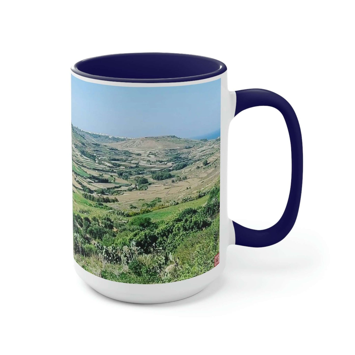 The breath taking scene | Gozo | Two-Tone Coffee Mugs, 15oz