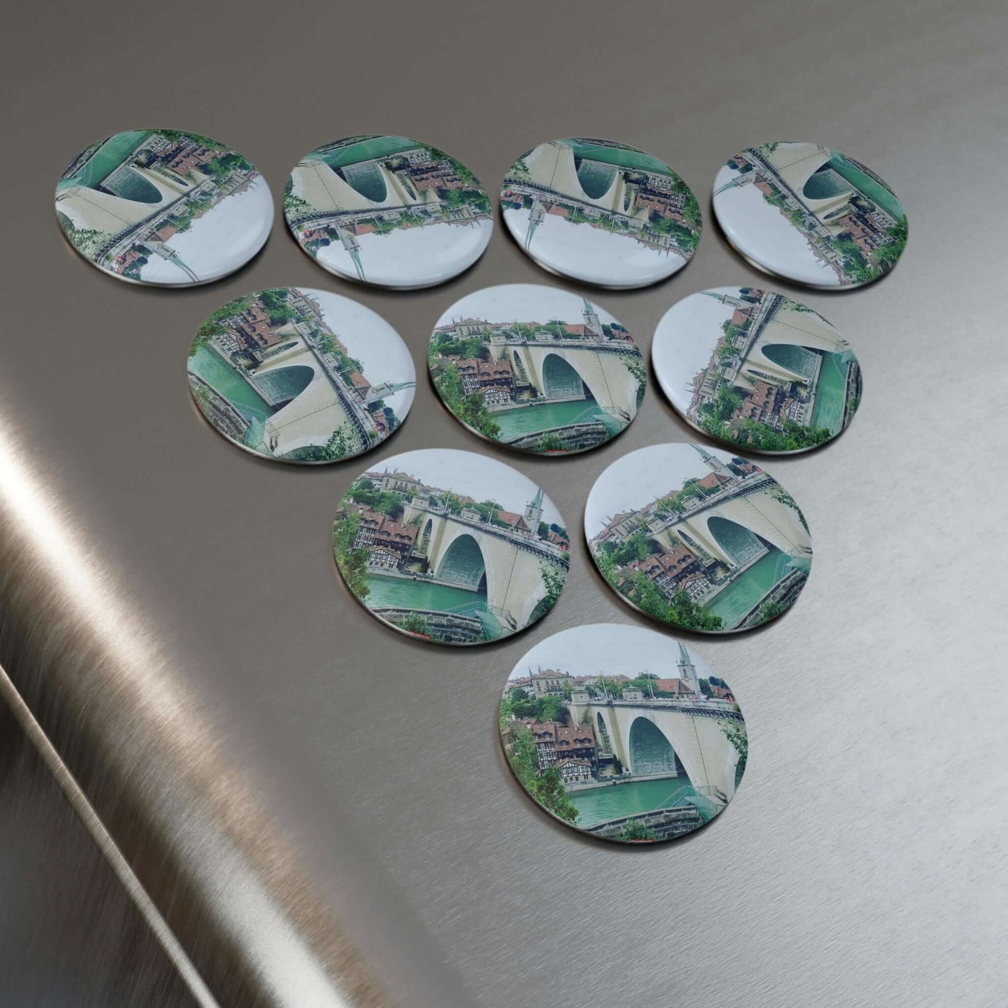 Bern | Switzerland | Button Magnet, Round (1 & 10 pcs)