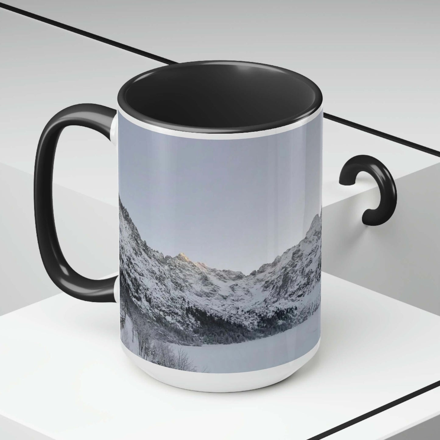 Morskie Oko | Poland | Two-Tone Coffee Mugs, 15oz