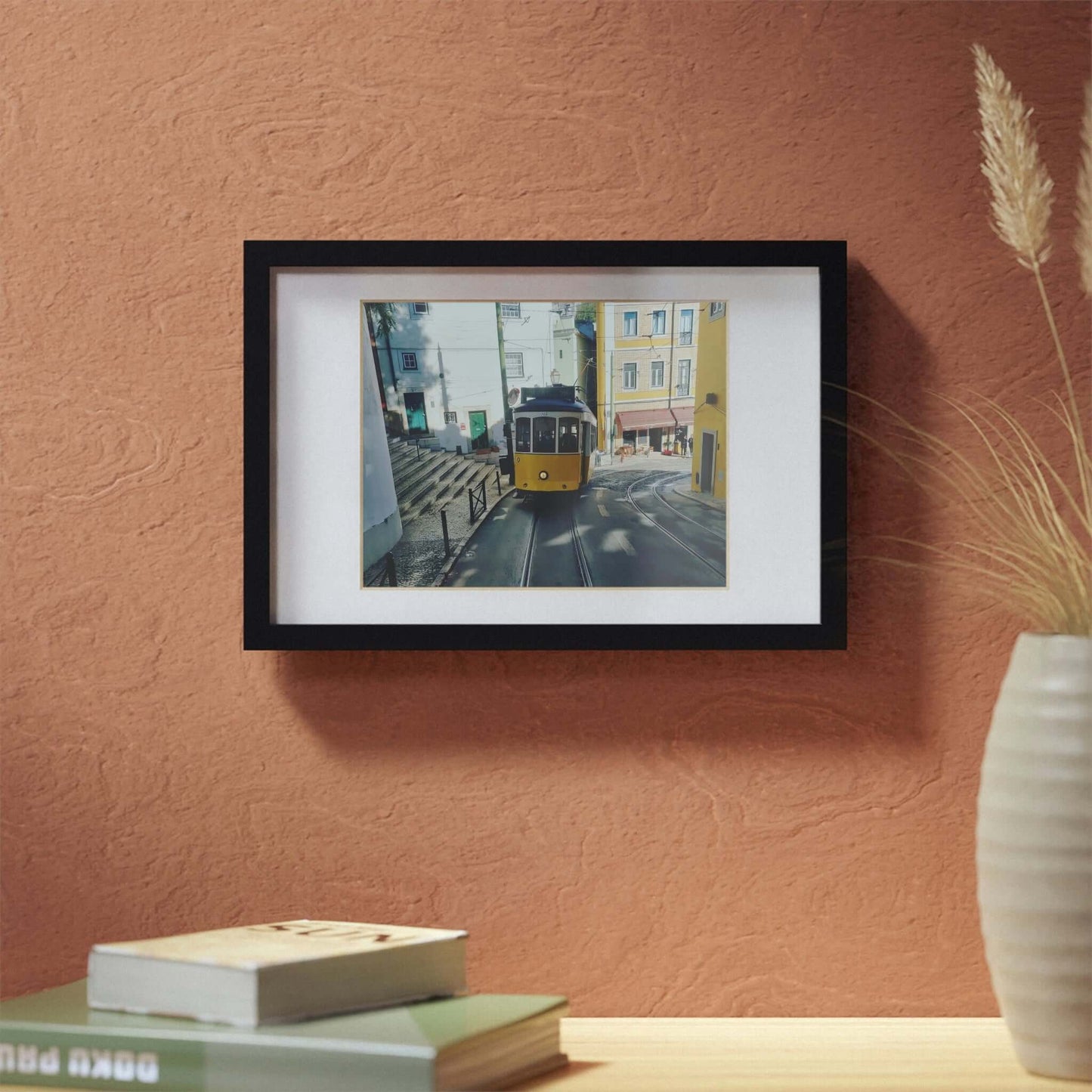 Remodelado Tram | Portugal | Framed Posters, Black