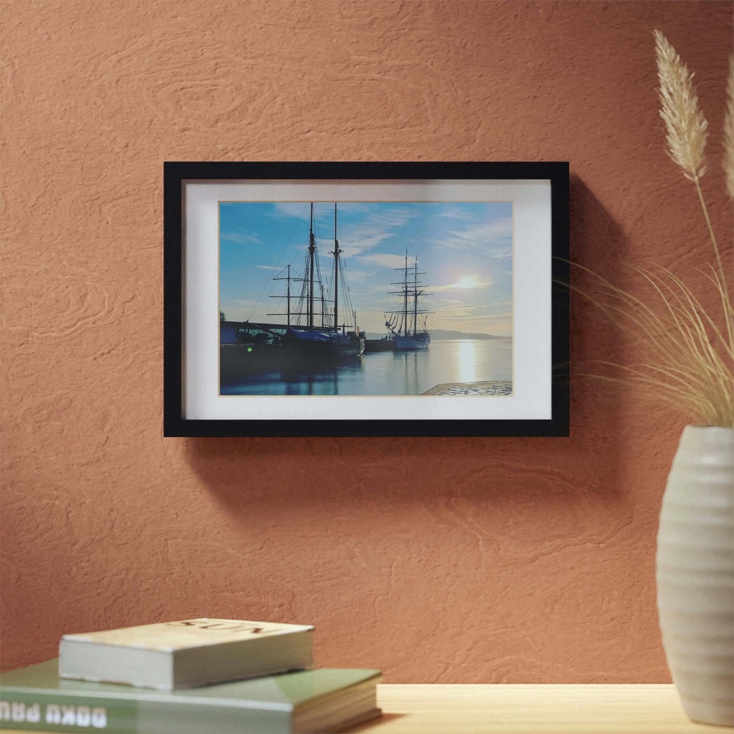 Honnørbrygga | Norway | Framed Posters, Black