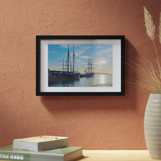 Honnørbrygga | Norway | Framed Posters, Black