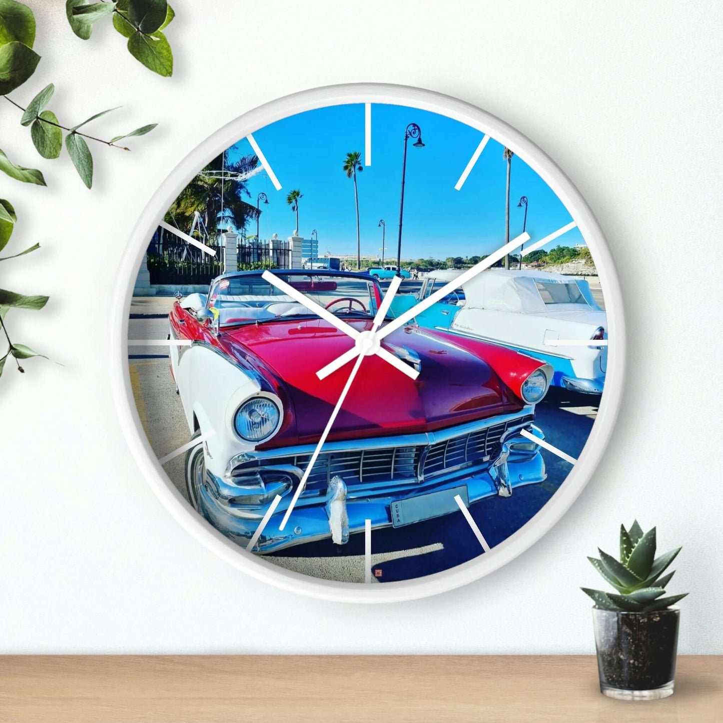 The Vehicle | Cuba | Wall clock