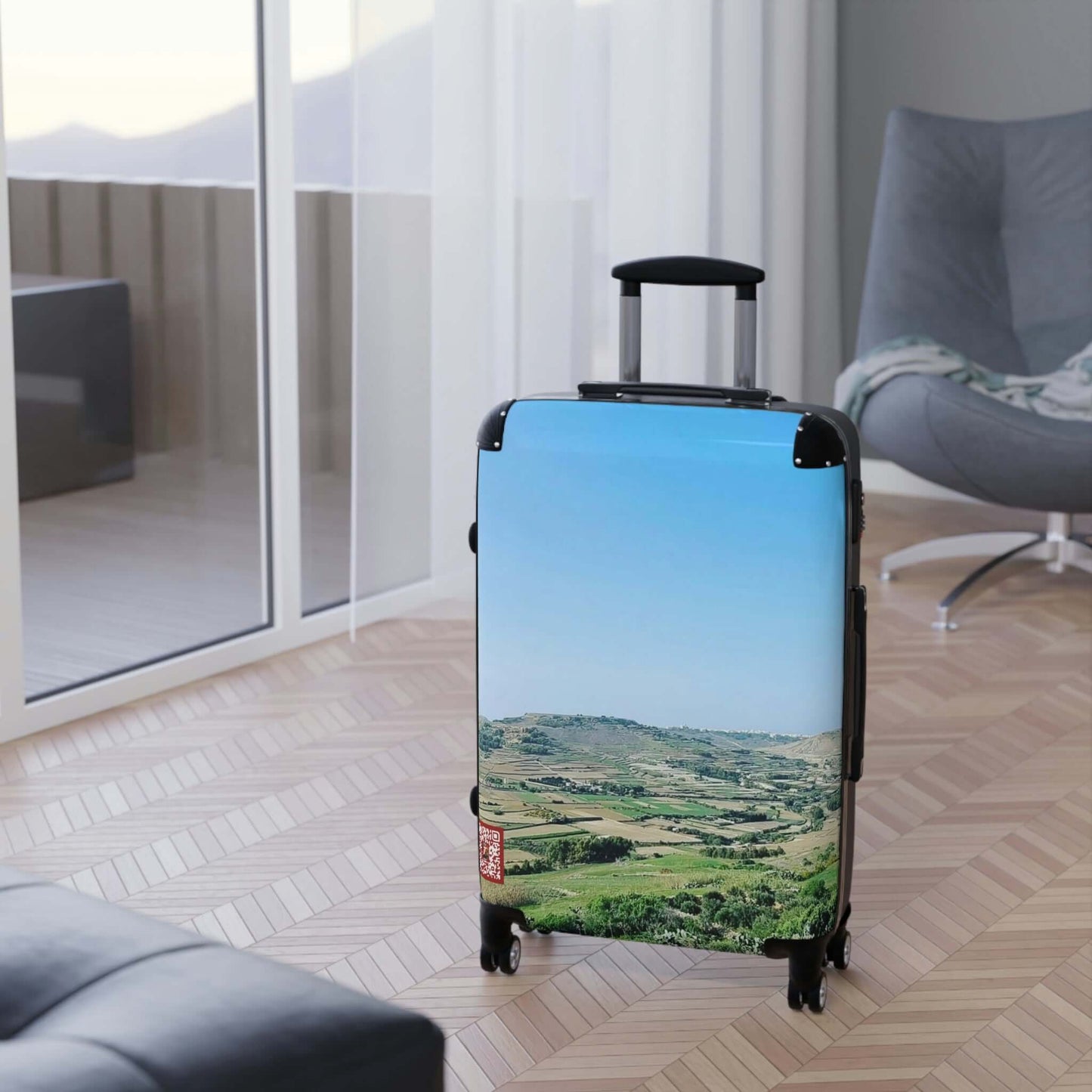 The breath taking scene | Gozo | Suitcases