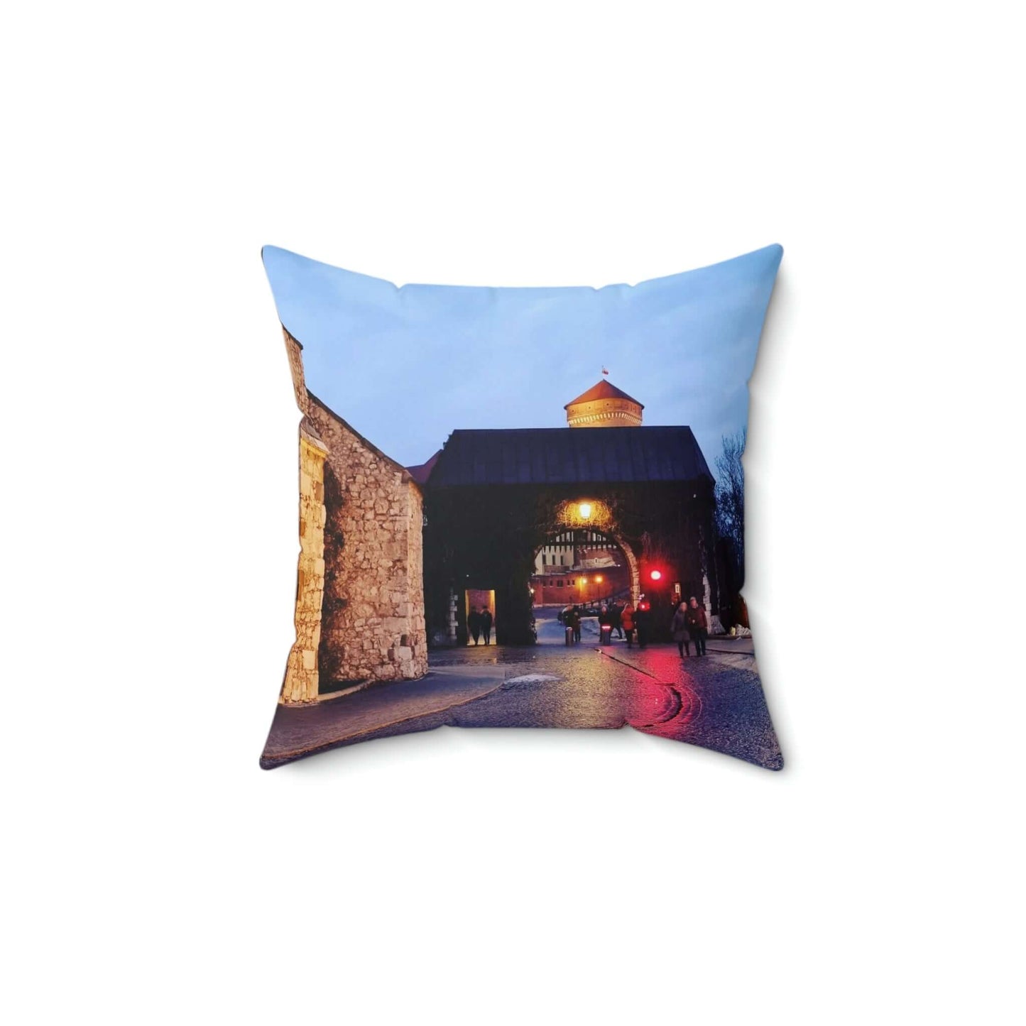 Wawel Gate | Poland | Spun Polyester Square Pillow