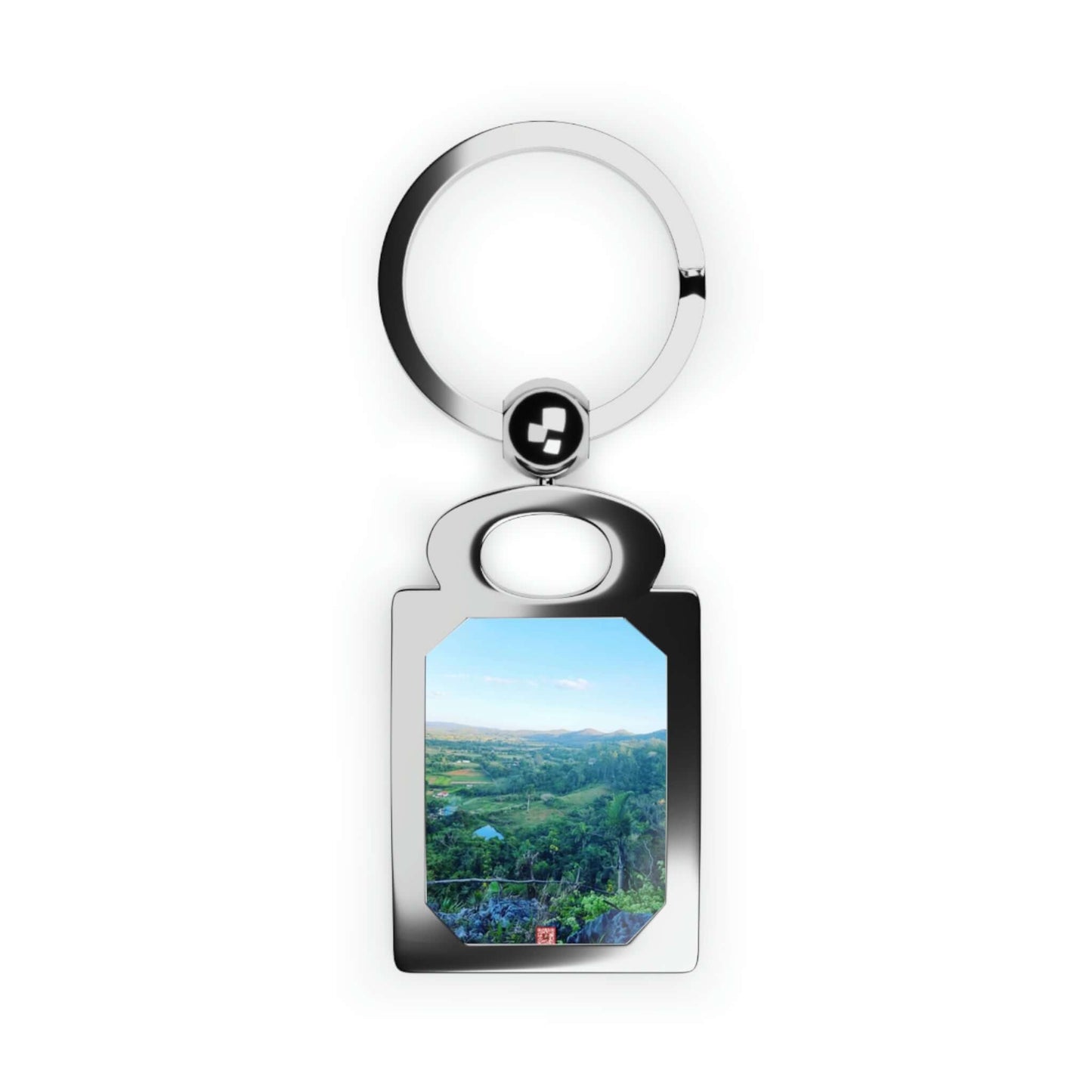 Viñales from above | Cuba | Rectangle Photo Keyring