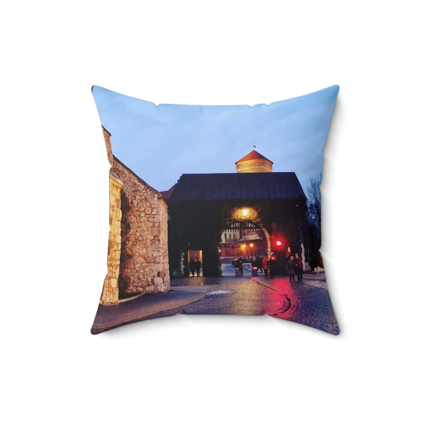 Wawel Gate | Poland | Spun Polyester Square Pillow
