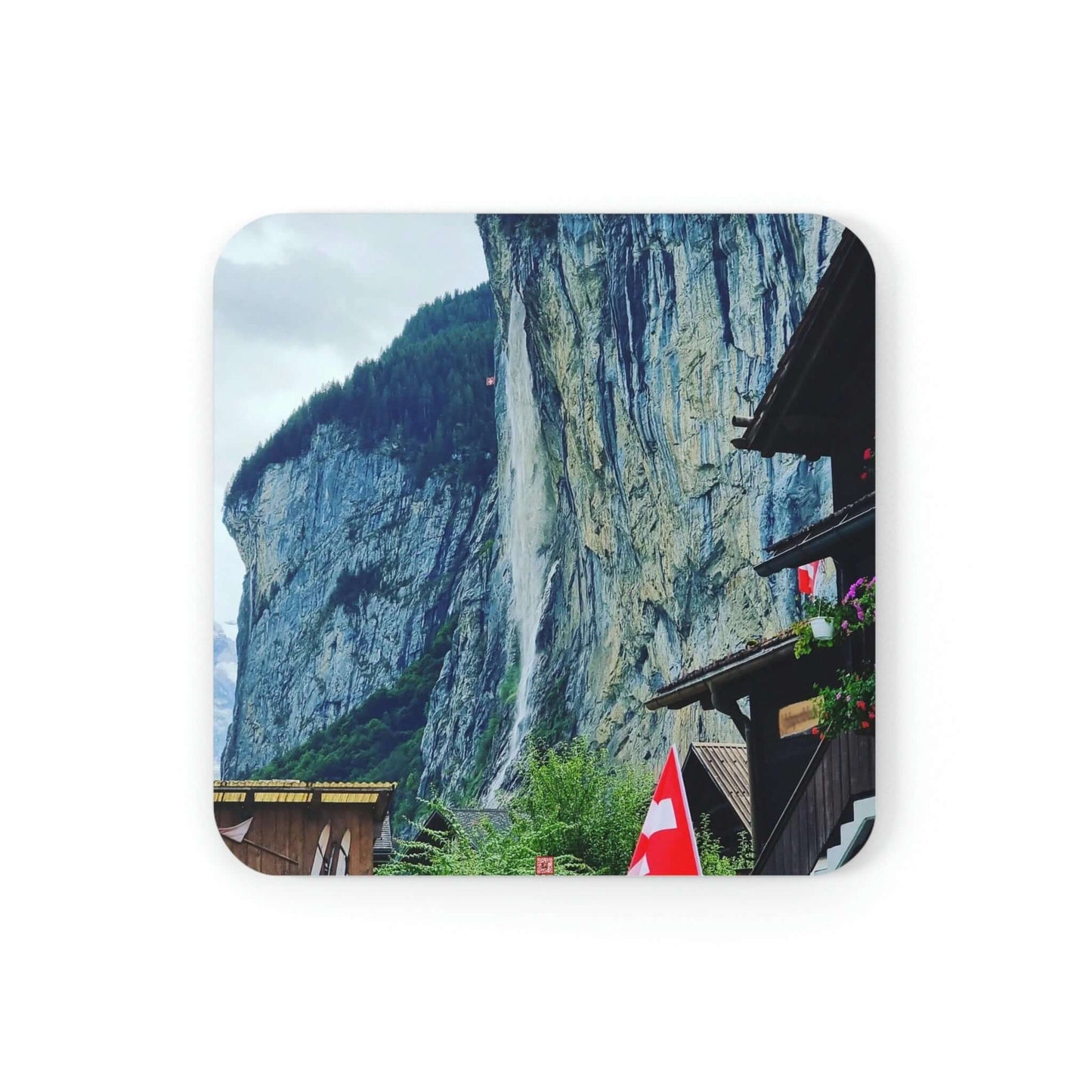 Lauterbrunnen | Switzerland | Cork Back Coaster