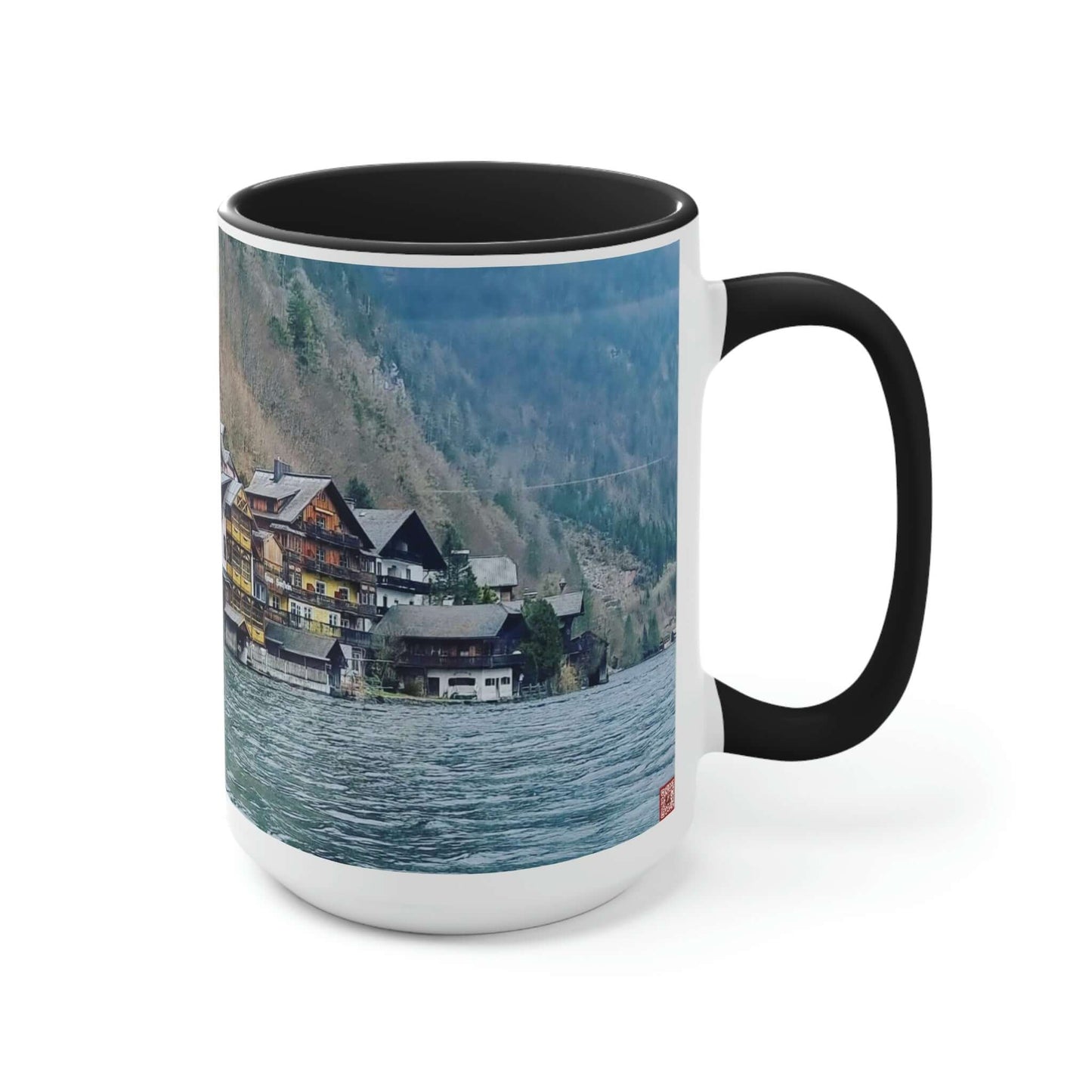 Hallstatt | Austria | Two-Tone Coffee Mugs, 15oz