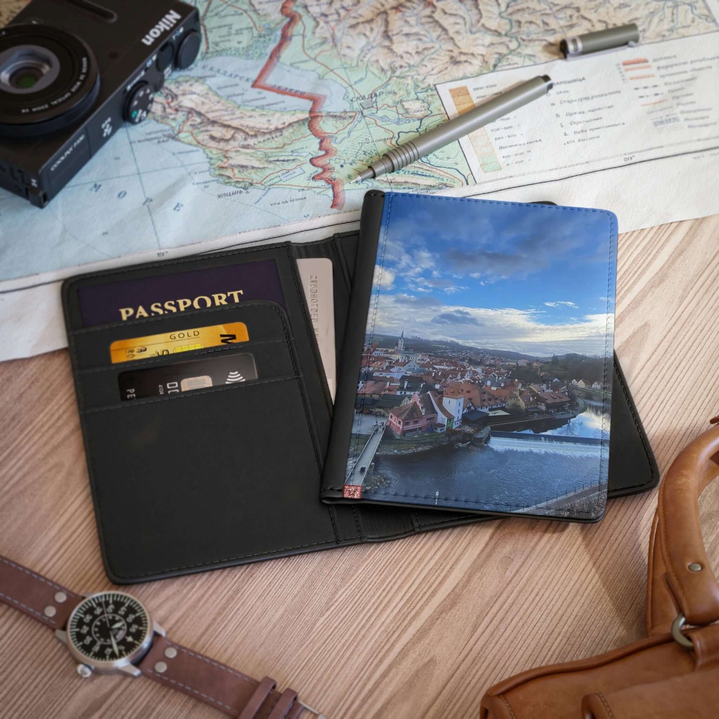 The River of Český Krumlov | Czech Republic | Passport Cover