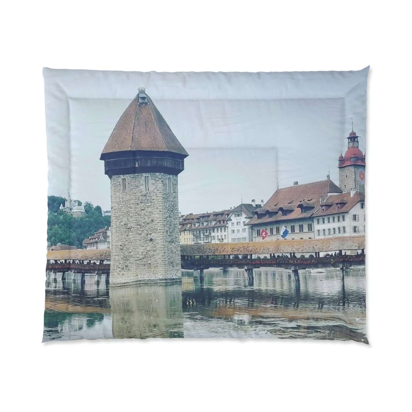 Chapel Bridge | Switzerland | Comforter
