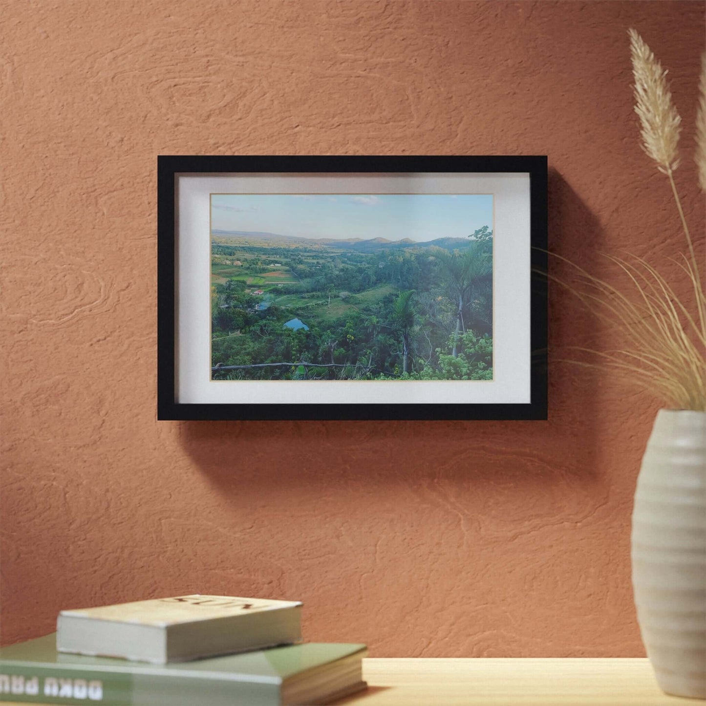 Viñales from above | Cuba | Framed Posters, Black