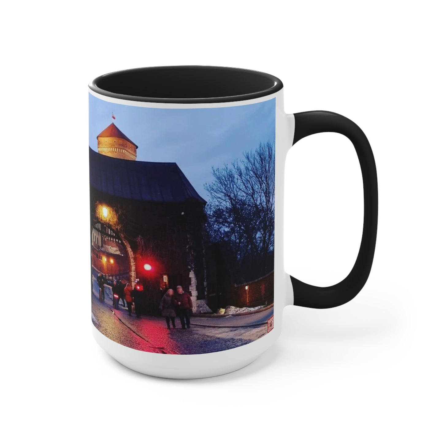 Wawel Gate | Poland | Two-Tone Coffee Mugs, 15oz