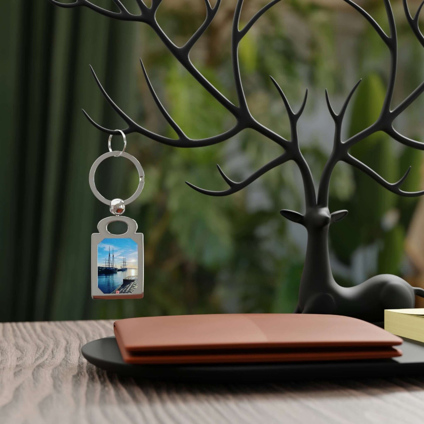 Honnørbrygga | Norway | Rectangle Photo Keyring