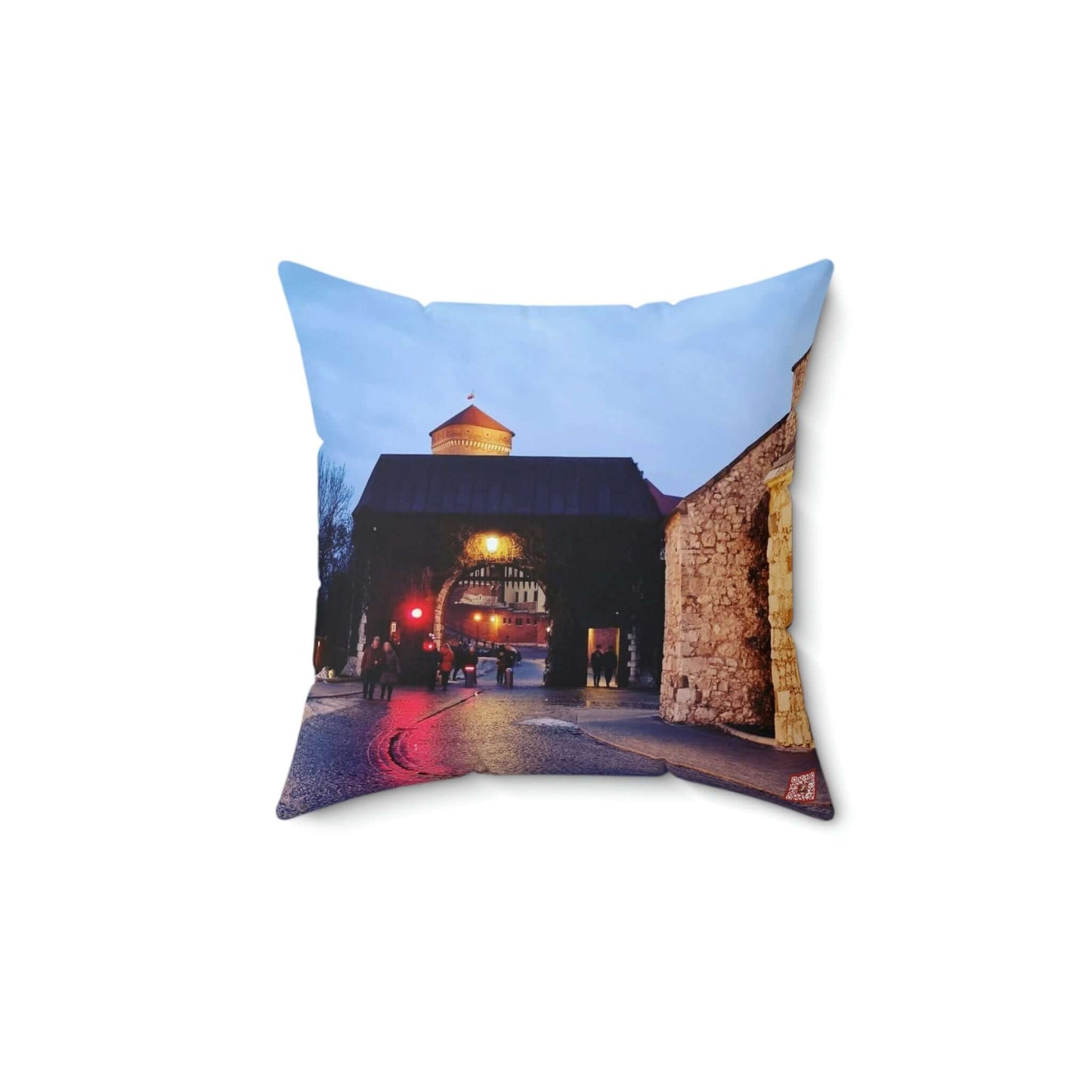 Wawel Gate | Poland | Spun Polyester Square Pillow