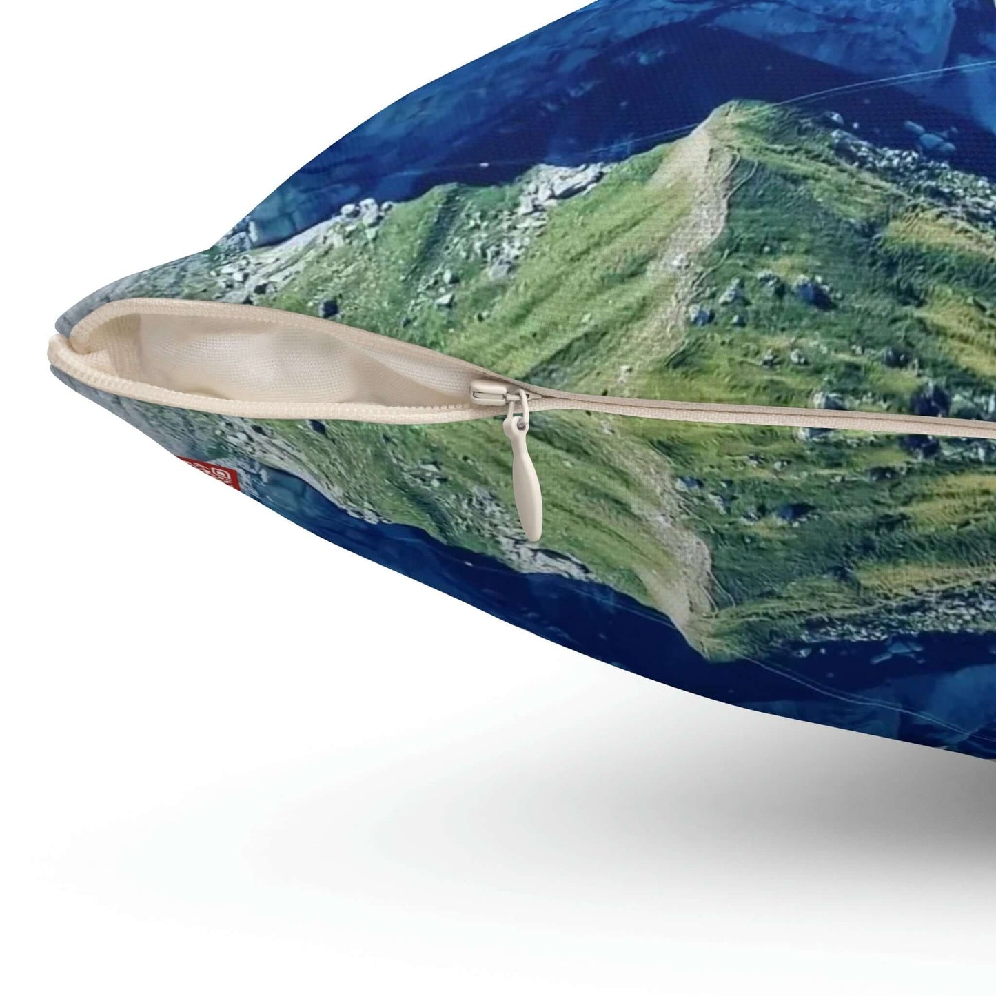 The Mt. Pilatus View | Switzerland | Spun Polyester Square Pillow