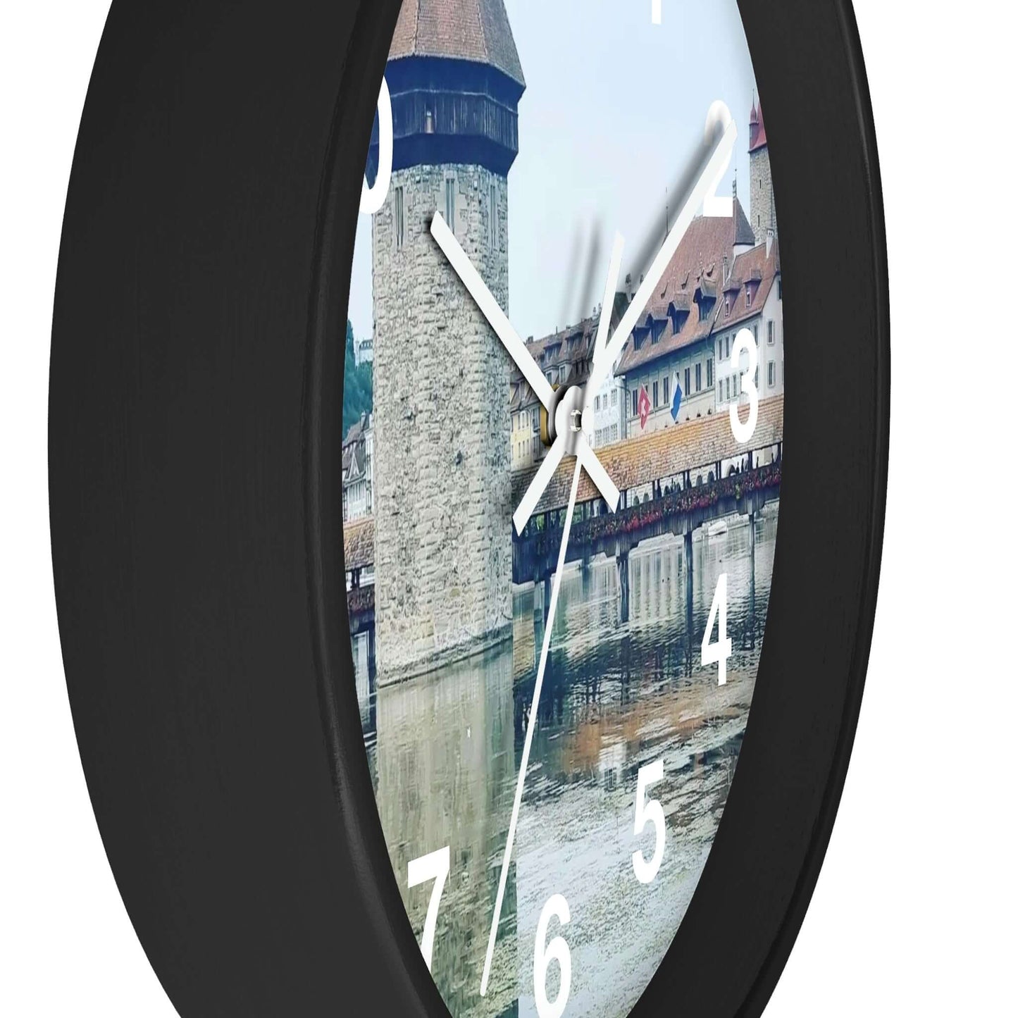 Chapel Bridge | Switzerland | Wall clock