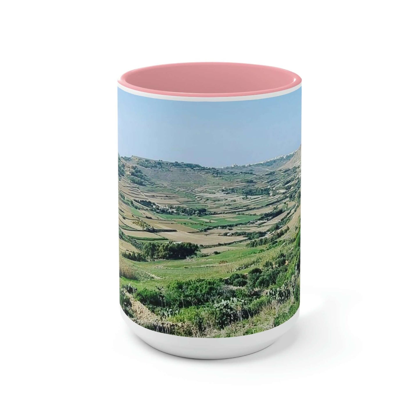 The breath taking scene | Gozo | Two-Tone Coffee Mugs, 15oz