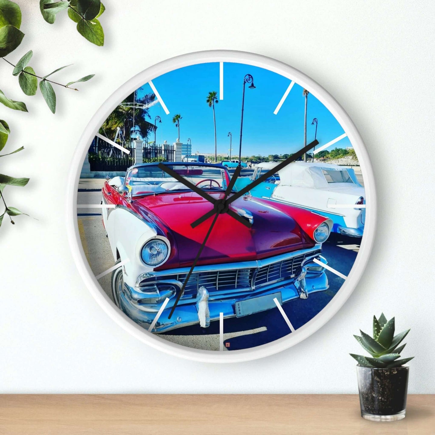 The Vehicle | Cuba | Wall clock