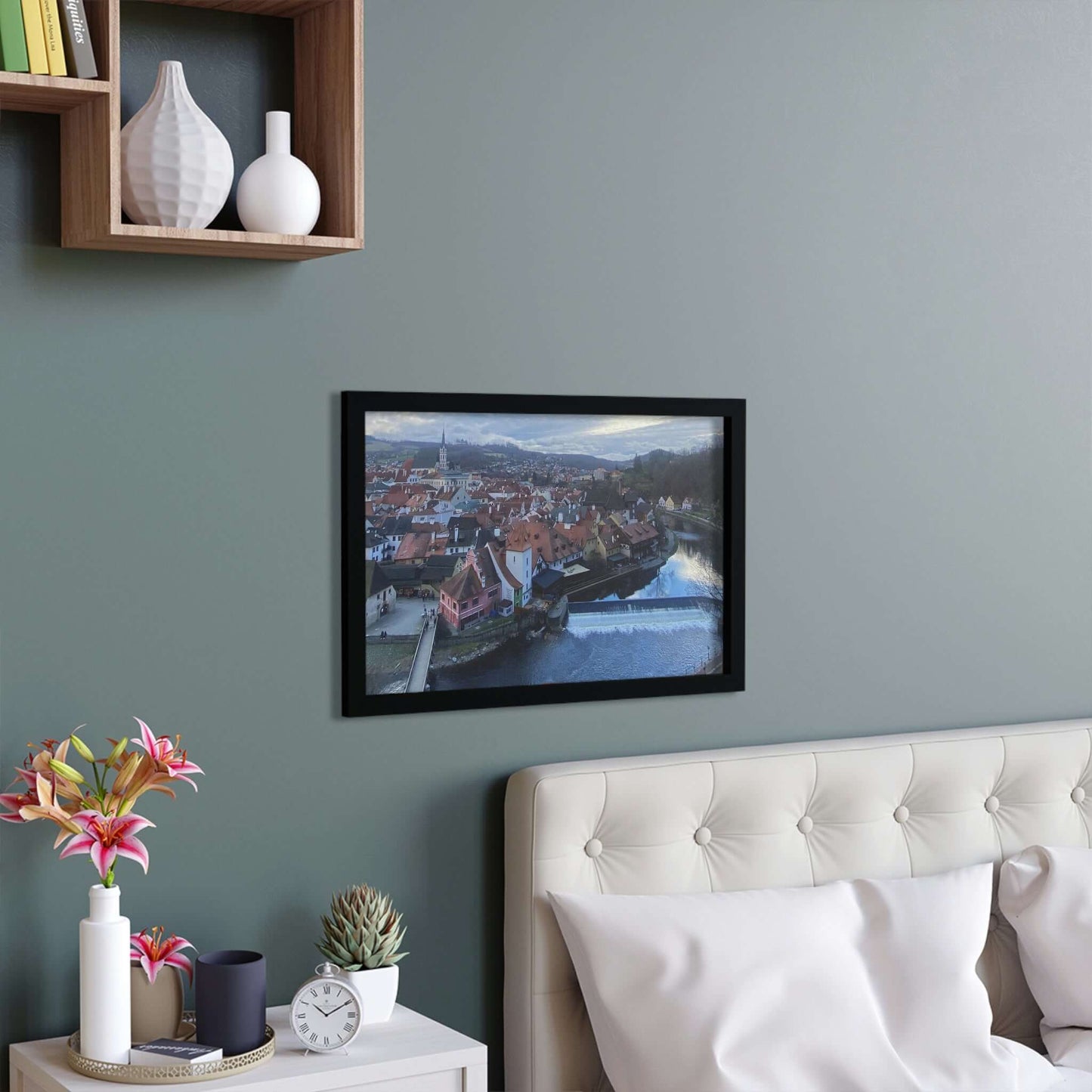 The River of Český Krumlov | Czech Republic | Framed Poster - All sizes