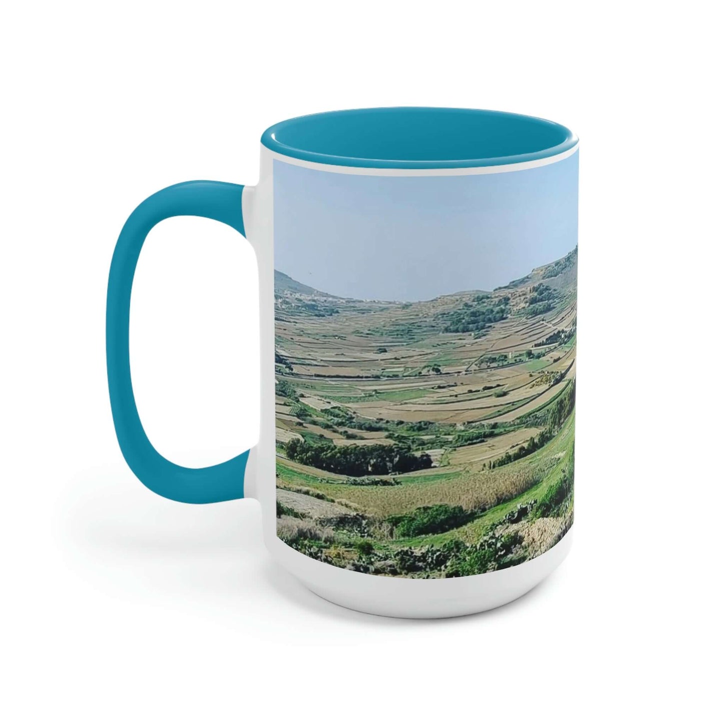 The breath taking scene | Gozo | Two-Tone Coffee Mugs, 15oz