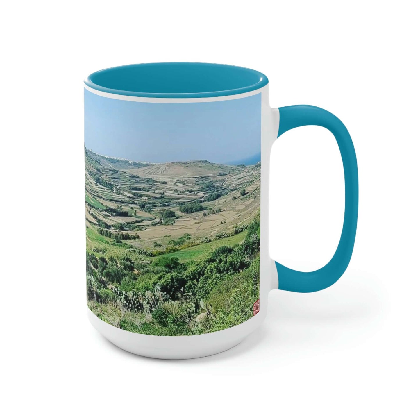 The breath taking scene | Gozo | Two-Tone Coffee Mugs, 15oz