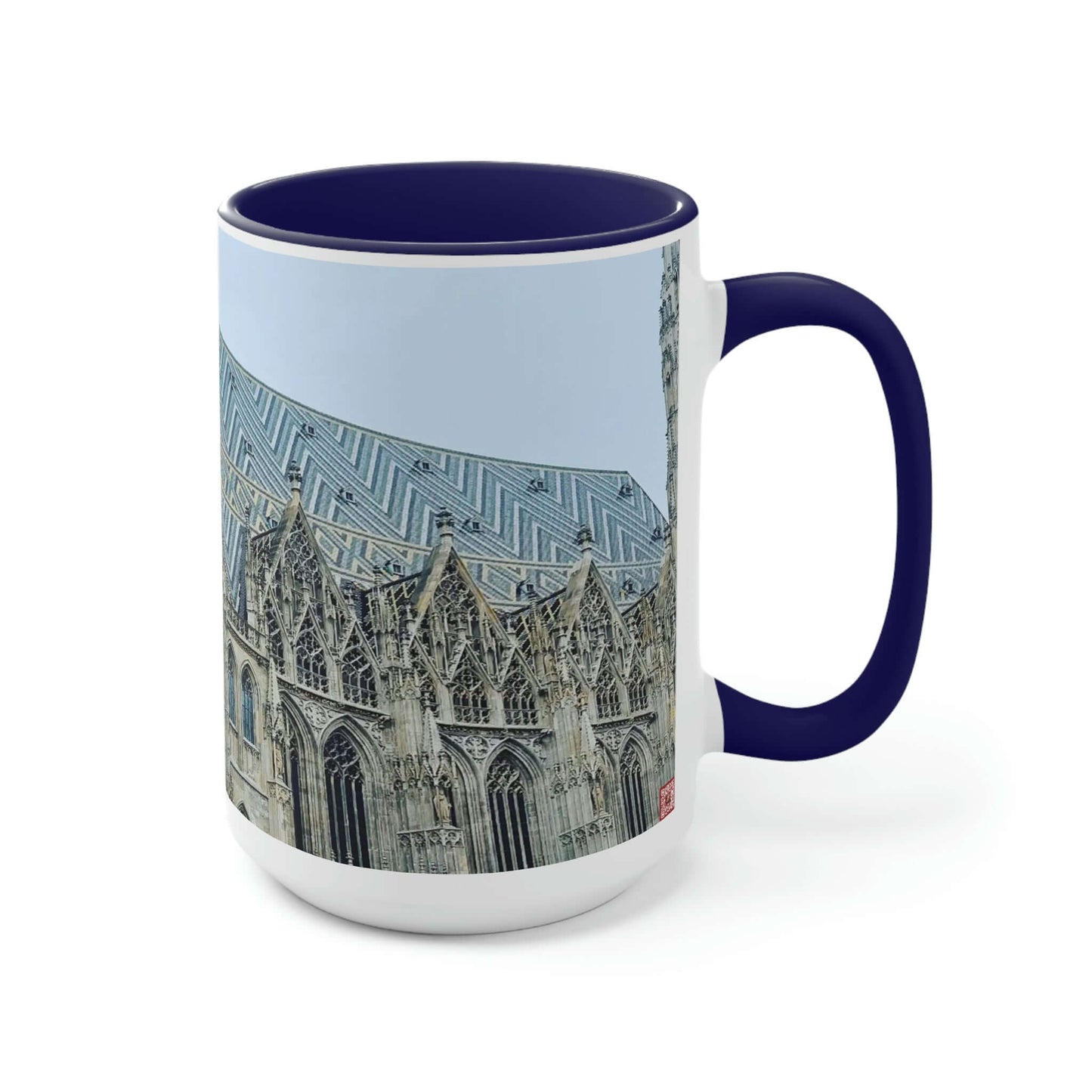 Catedral de San Esteban | Austria | Tazas de café de dos tonos, 15 oz