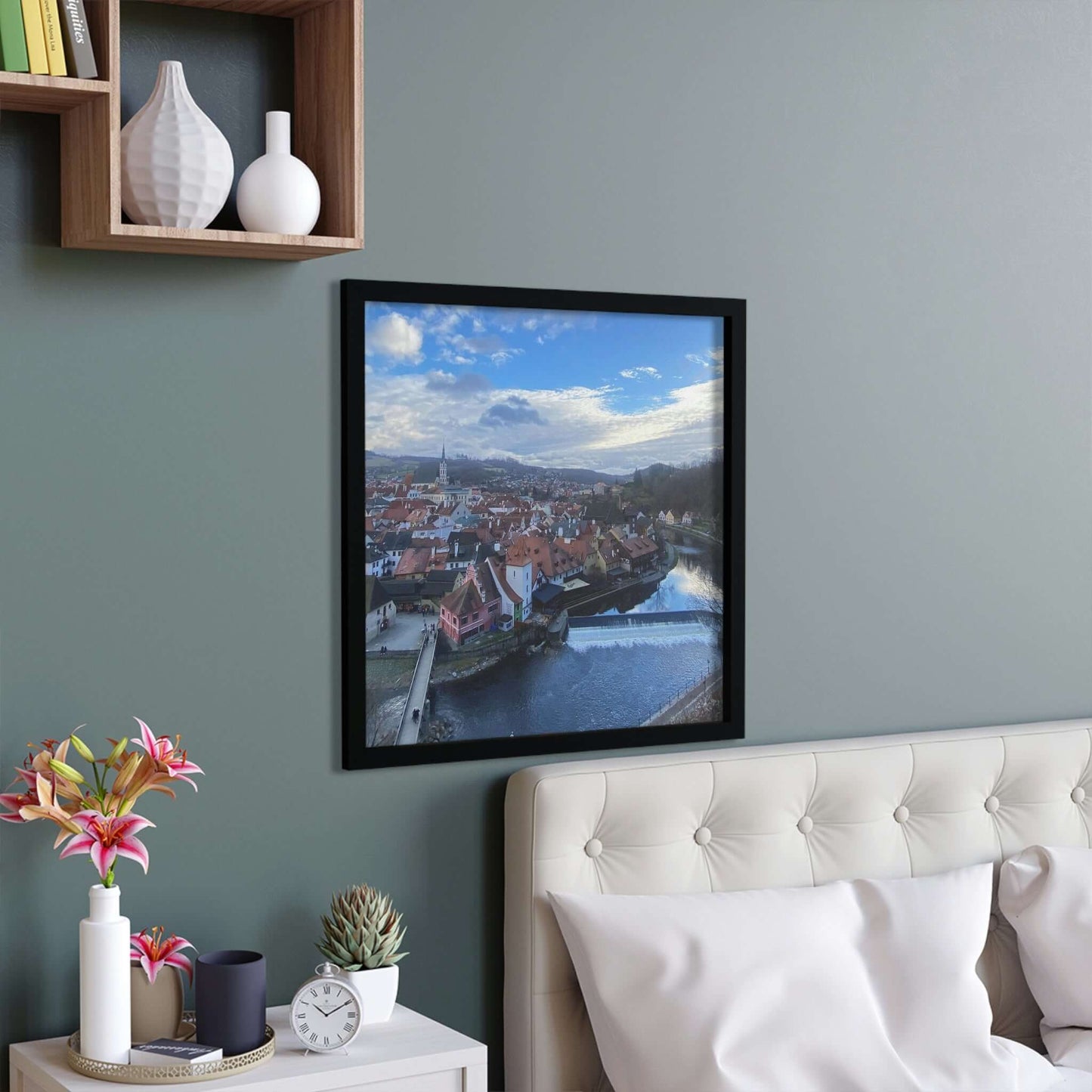 The River of Český Krumlov | Czech Republic | Framed Poster - All sizes