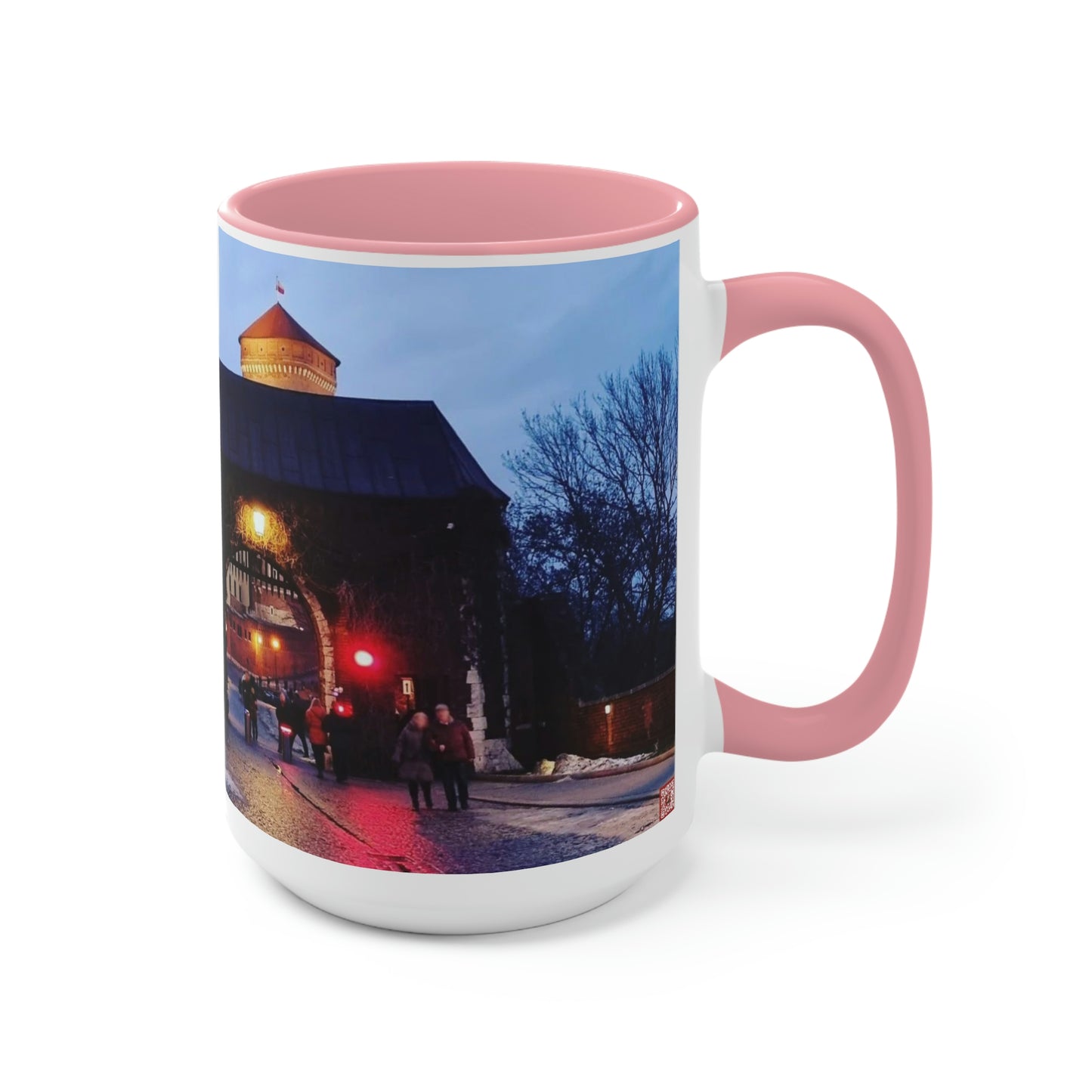 Wawel Gate | Poland | Two-Tone Coffee Mugs, 15oz