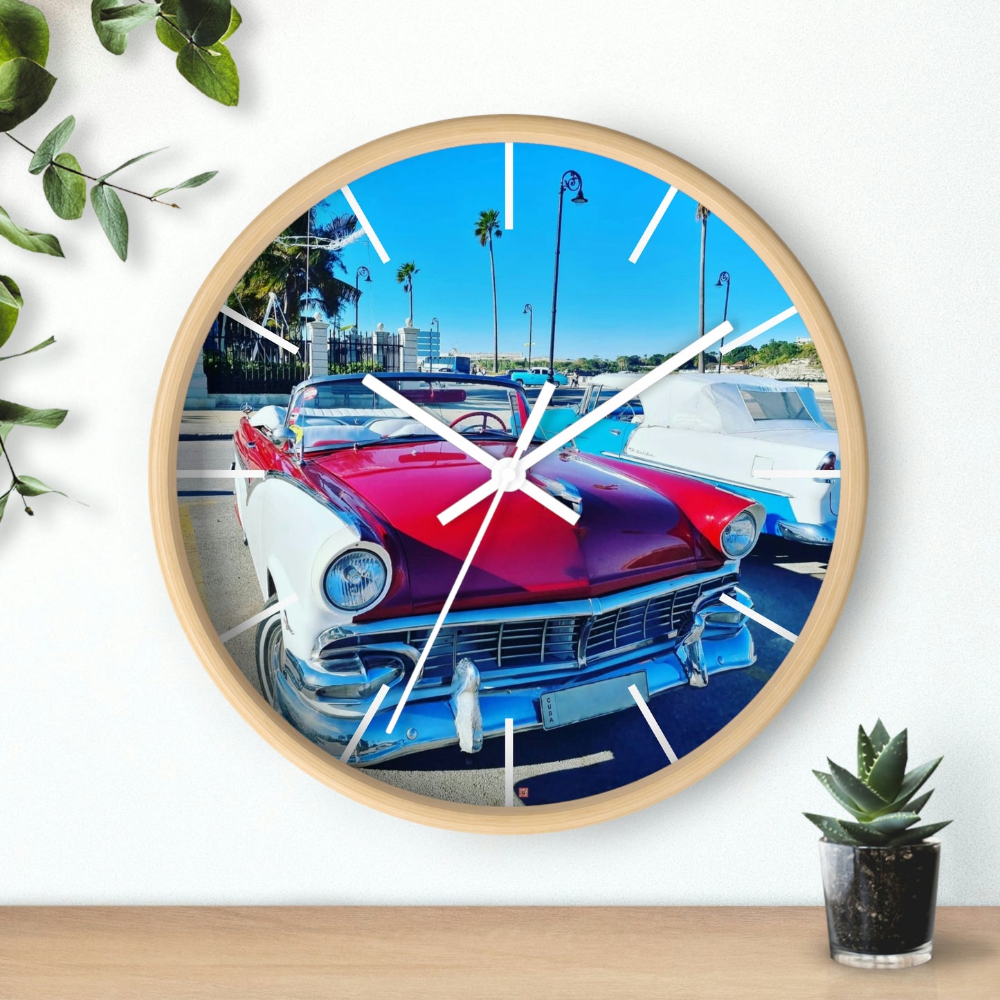 The Vehicle | Cuba | Wall clock