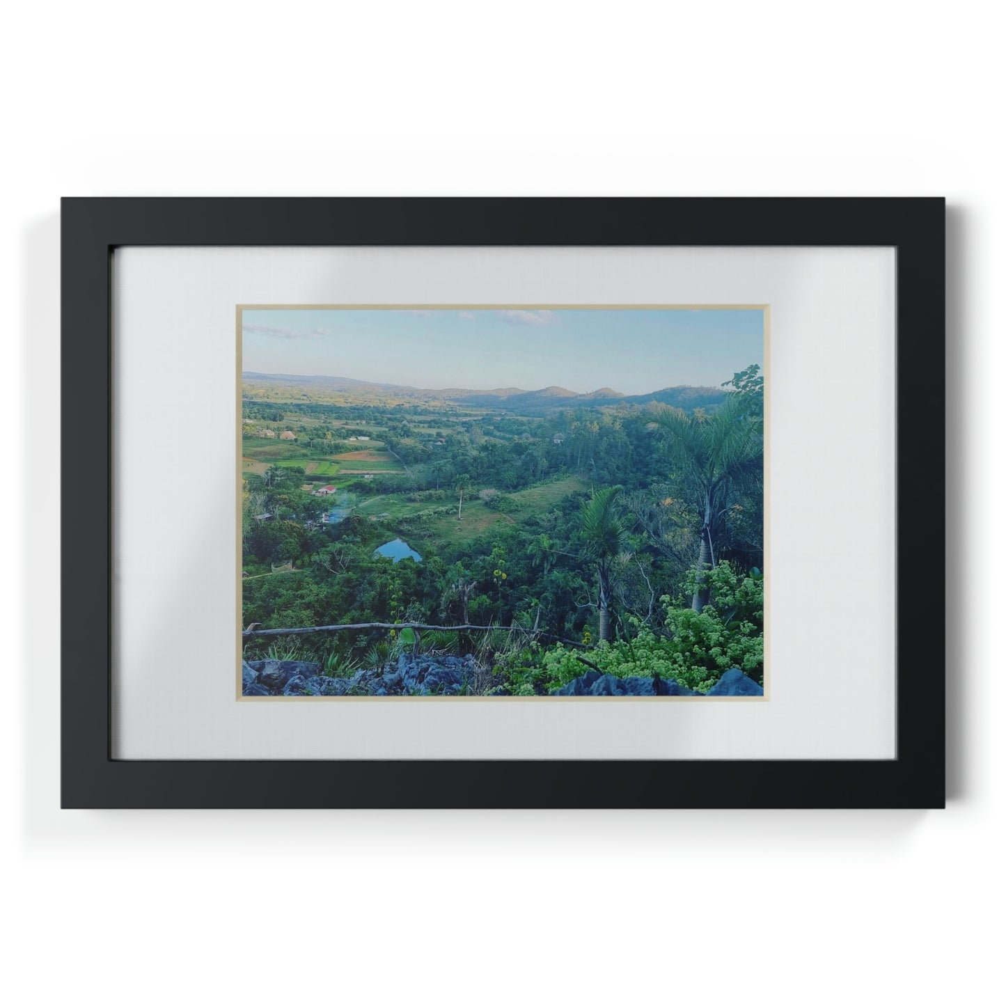 Viñales from above | Cuba | Framed Posters, Black