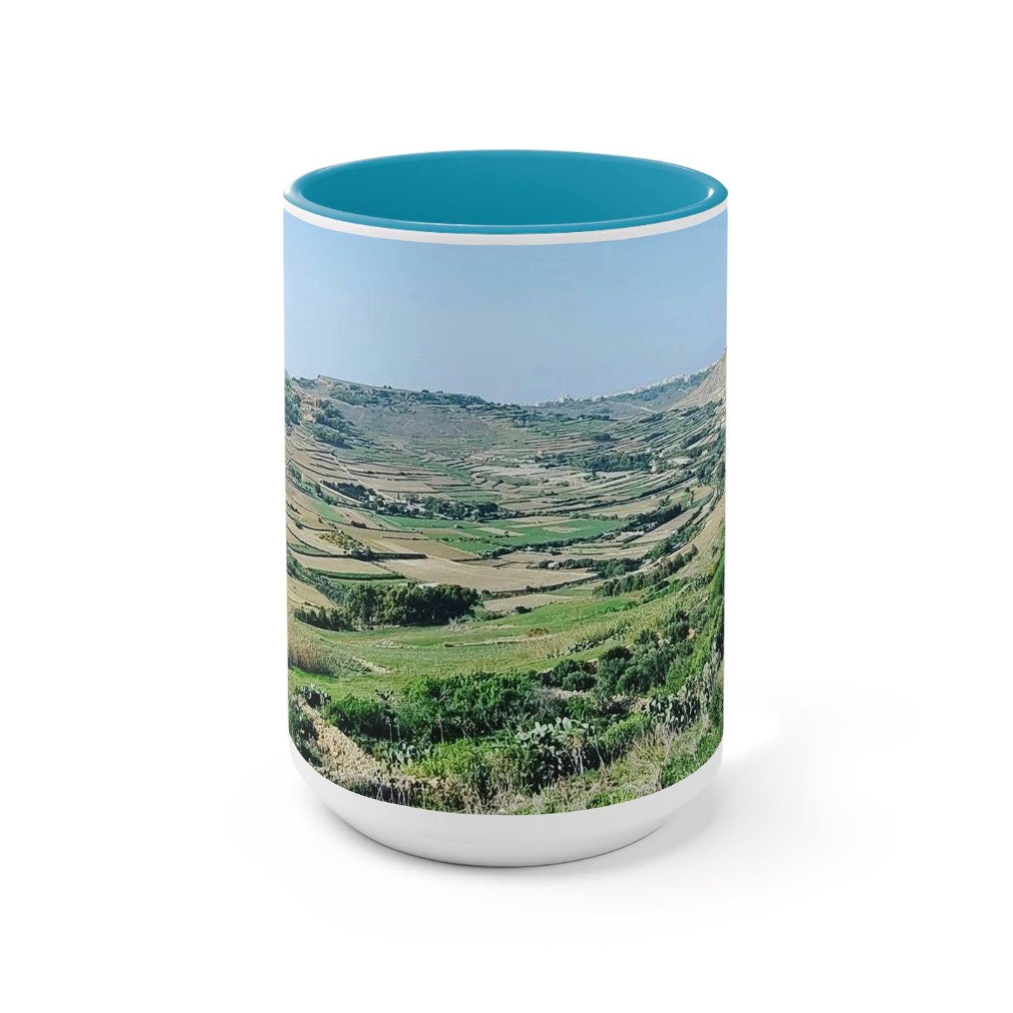 The breath taking scene | Gozo | Two-Tone Coffee Mugs, 15oz