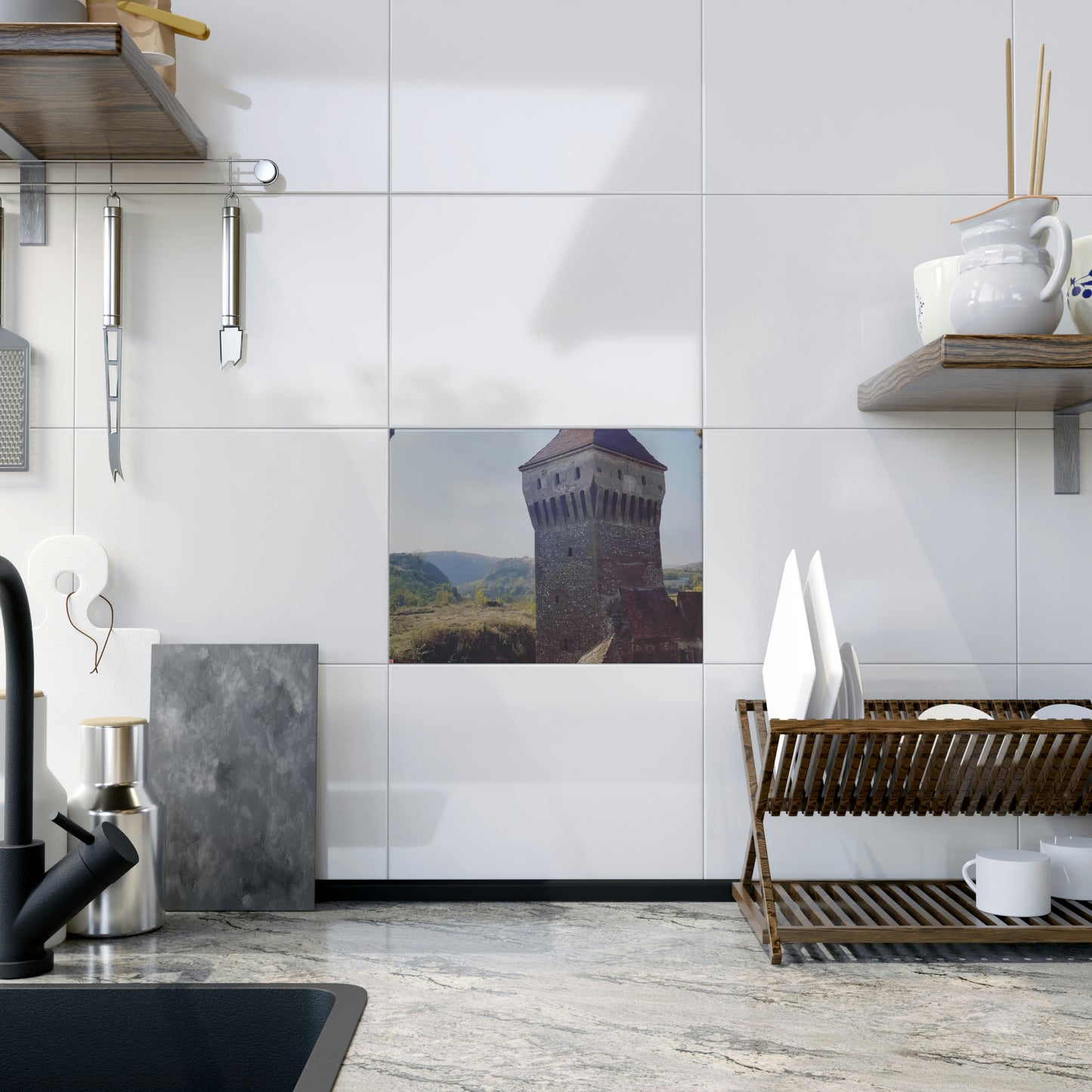 Hunedoara Castle Corvinilor | Romania | Ceramic Photo Tile