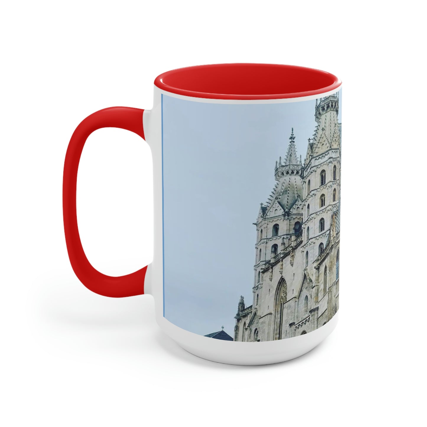 Catedral de San Esteban | Austria | Tazas de café de dos tonos, 15 oz