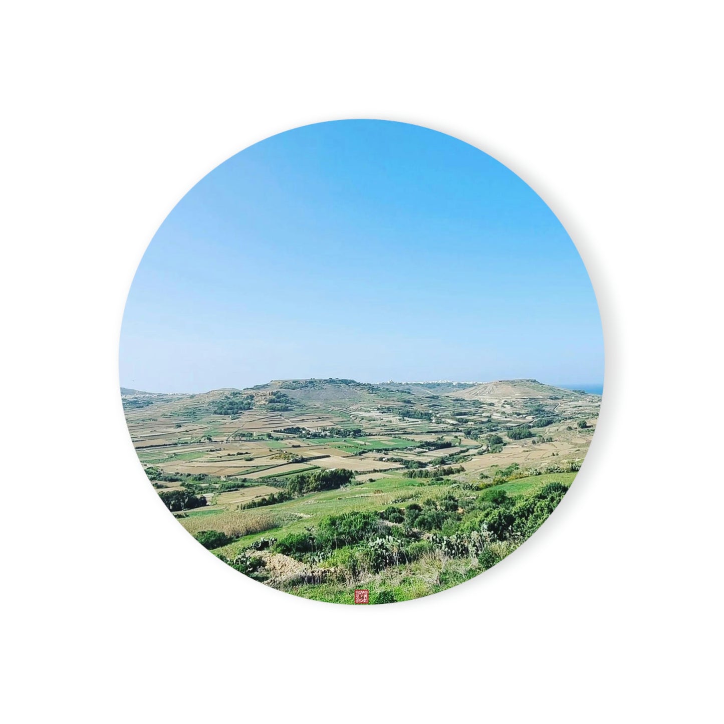 The breath taking scene | Gozo | Cork Back Coaster