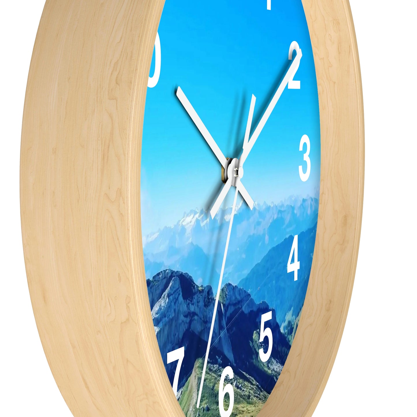 Vista del monte Pilatus | Suiza | reloj de pared