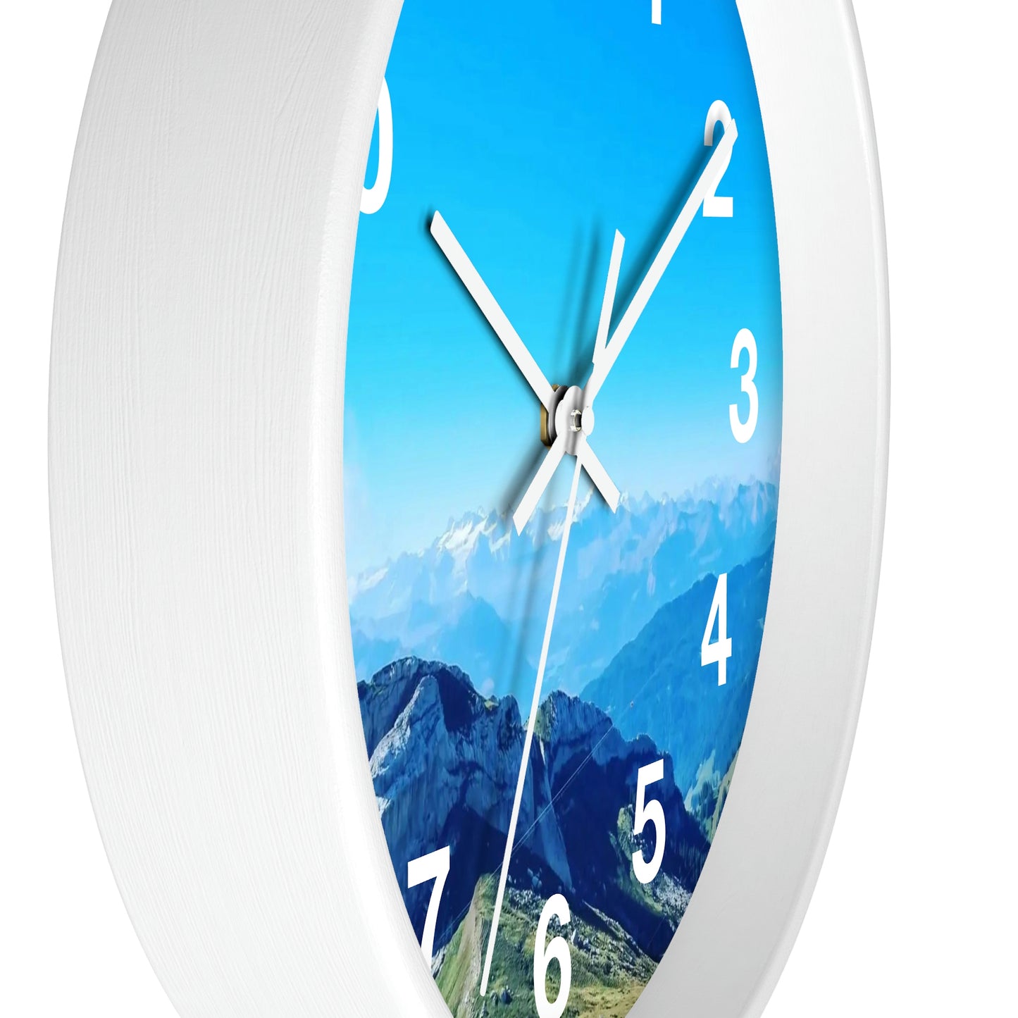 Vista del monte Pilatus | Suiza | reloj de pared