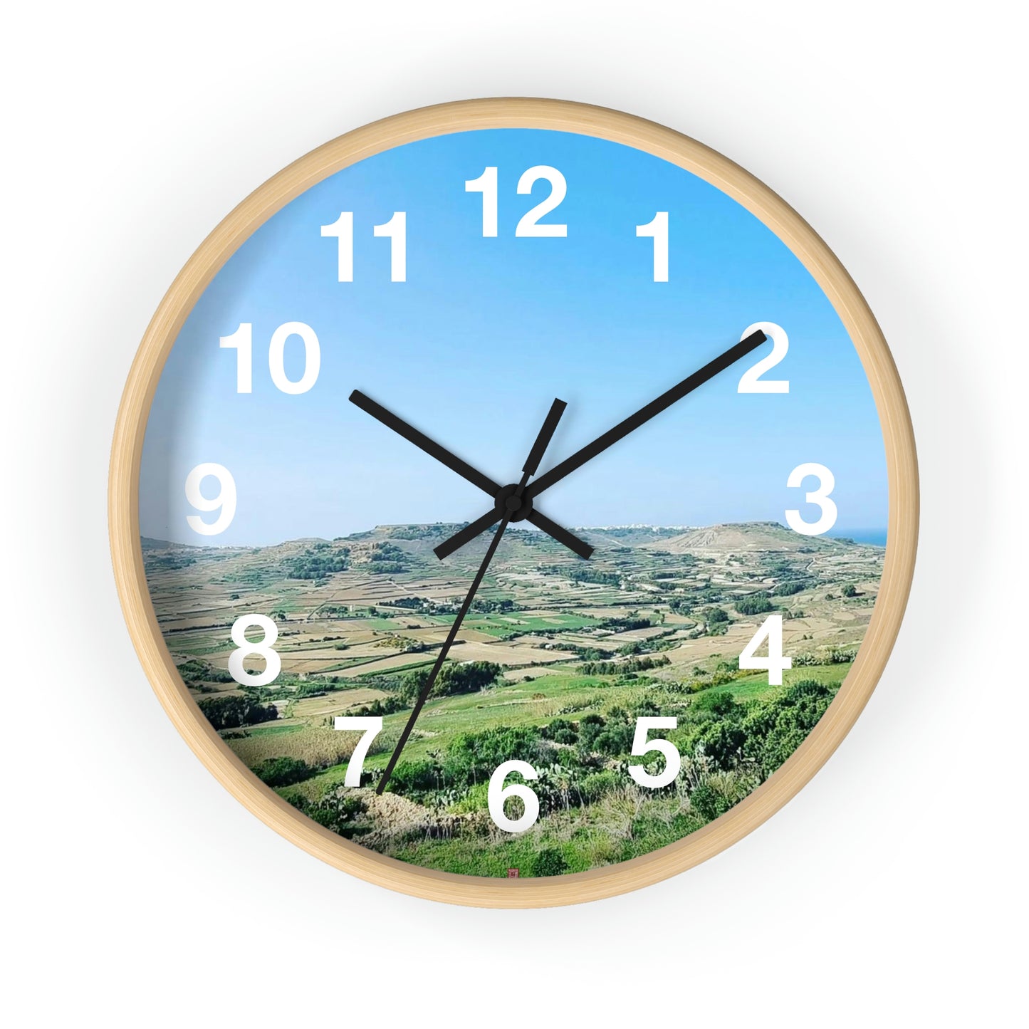 The breath taking scene | Gozo | Wall clock