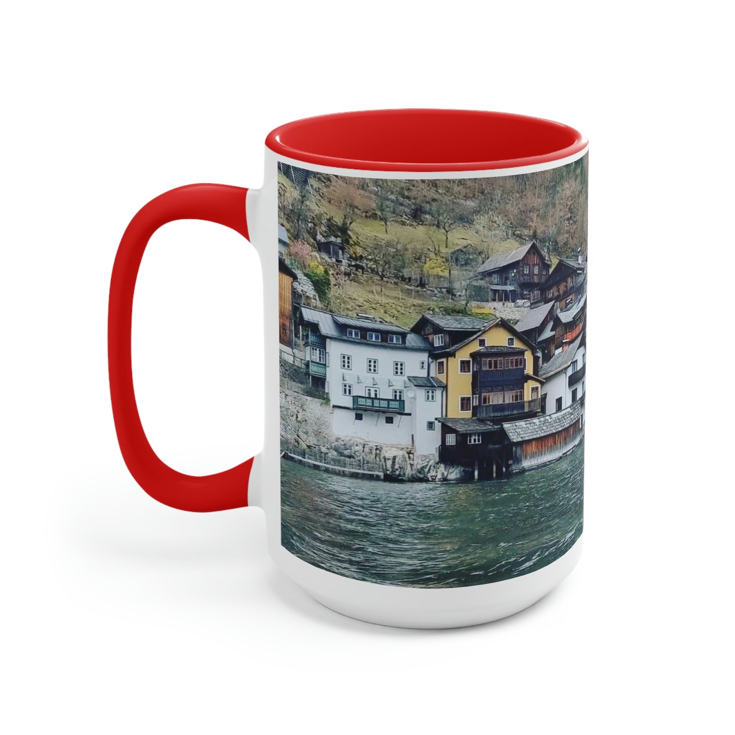 Hallstatt | Austria | Two-Tone Coffee Mugs, 15oz