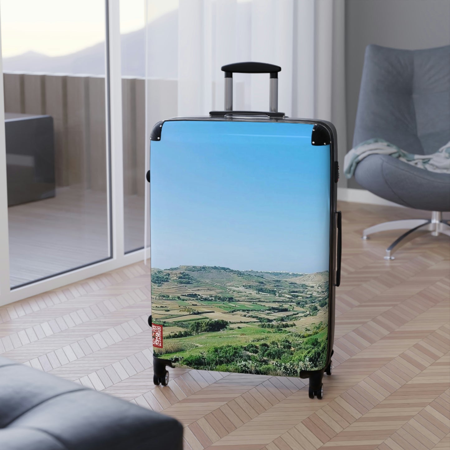 The breath taking scene | Gozo | Suitcases