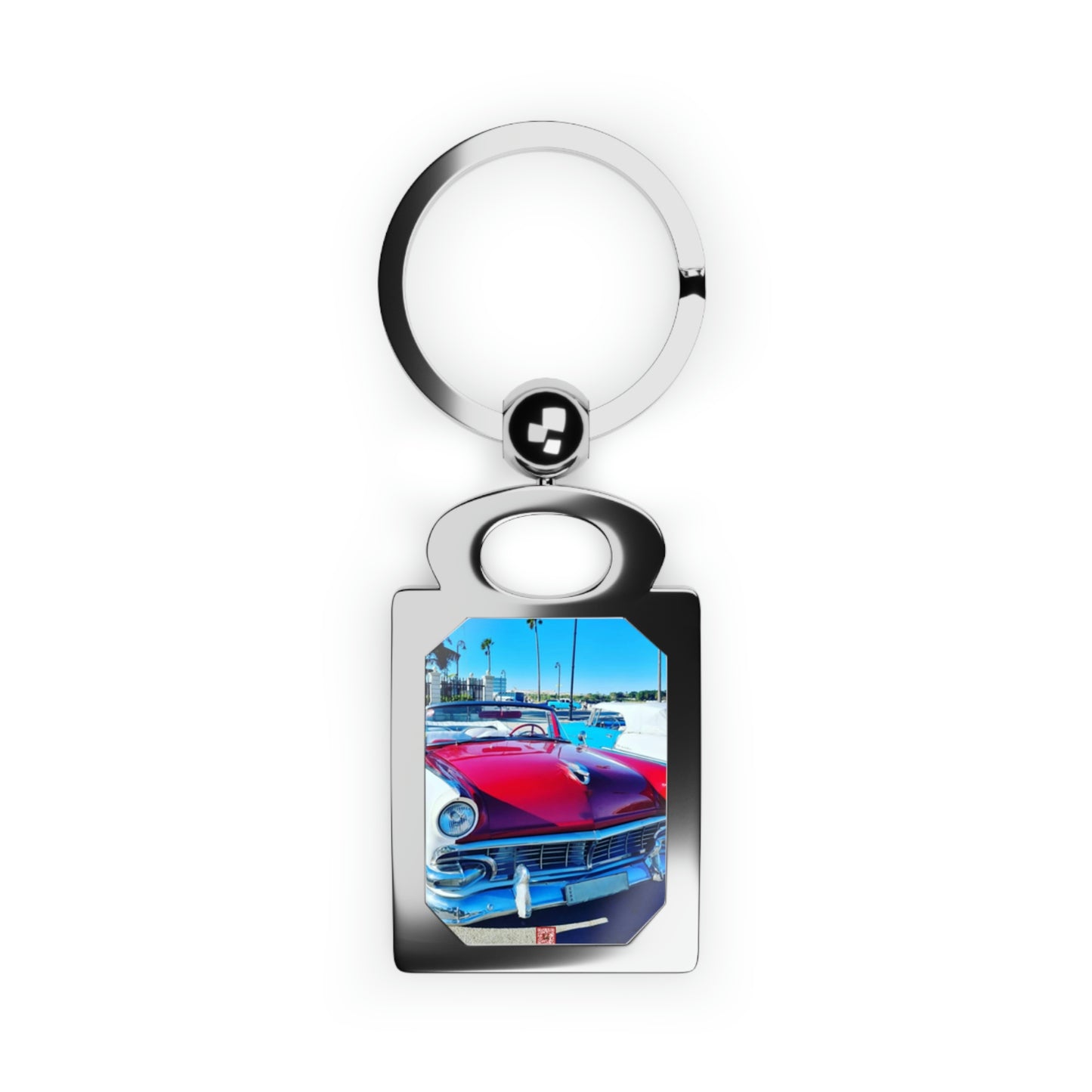 The Vehicle | Cuba | Rectangle Photo Keyring