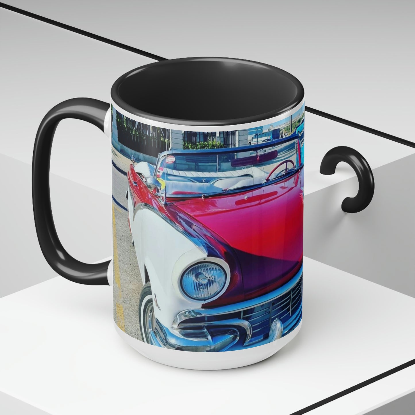 The Vehicle | Cuba | Two-Tone Coffee Mugs, 15oz