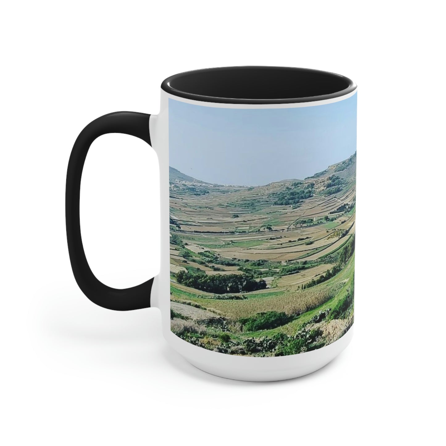 The breath taking scene | Gozo | Two-Tone Coffee Mugs, 15oz