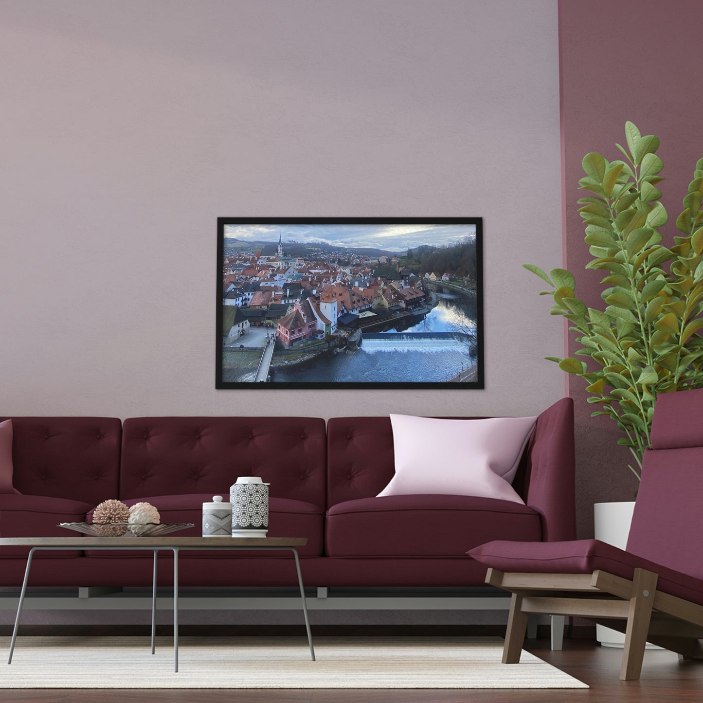 The River of Český Krumlov | Czech Republic | Framed Poster - All sizes