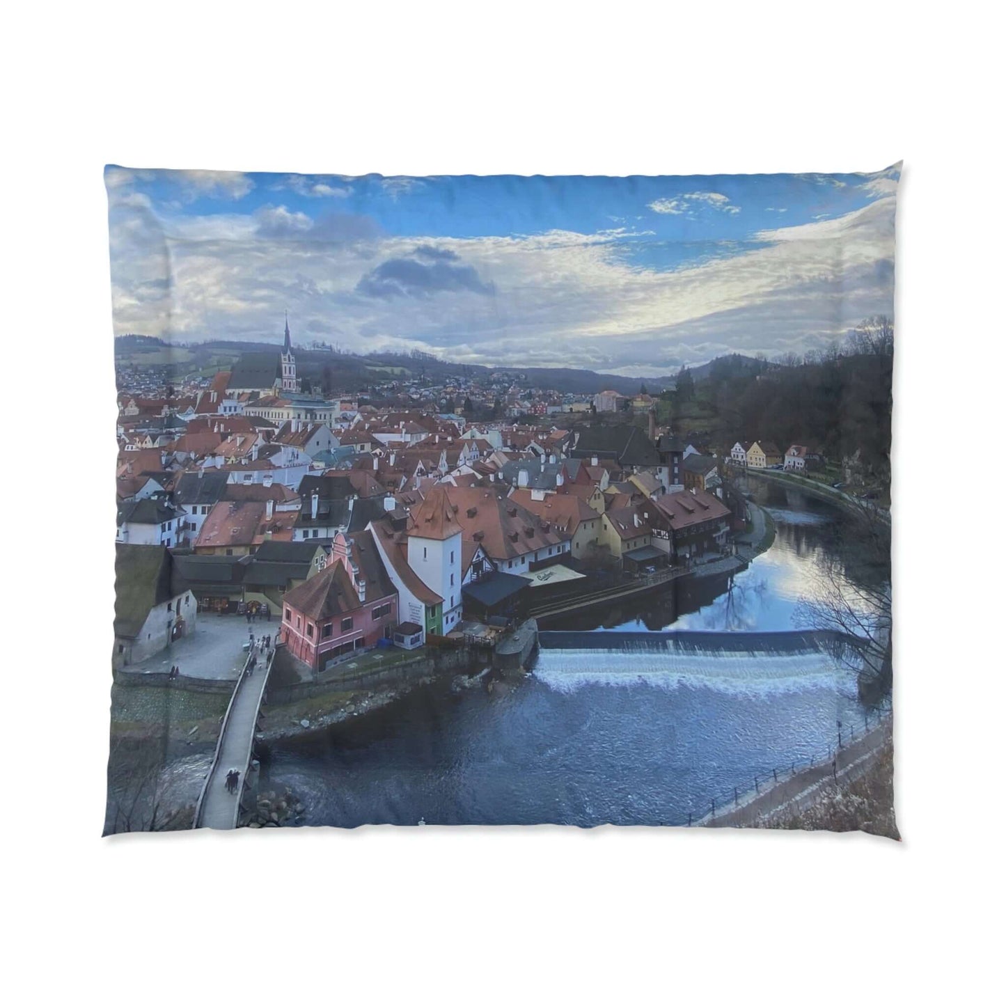 The River of Český Krumlov | Czech Republic | Comforter