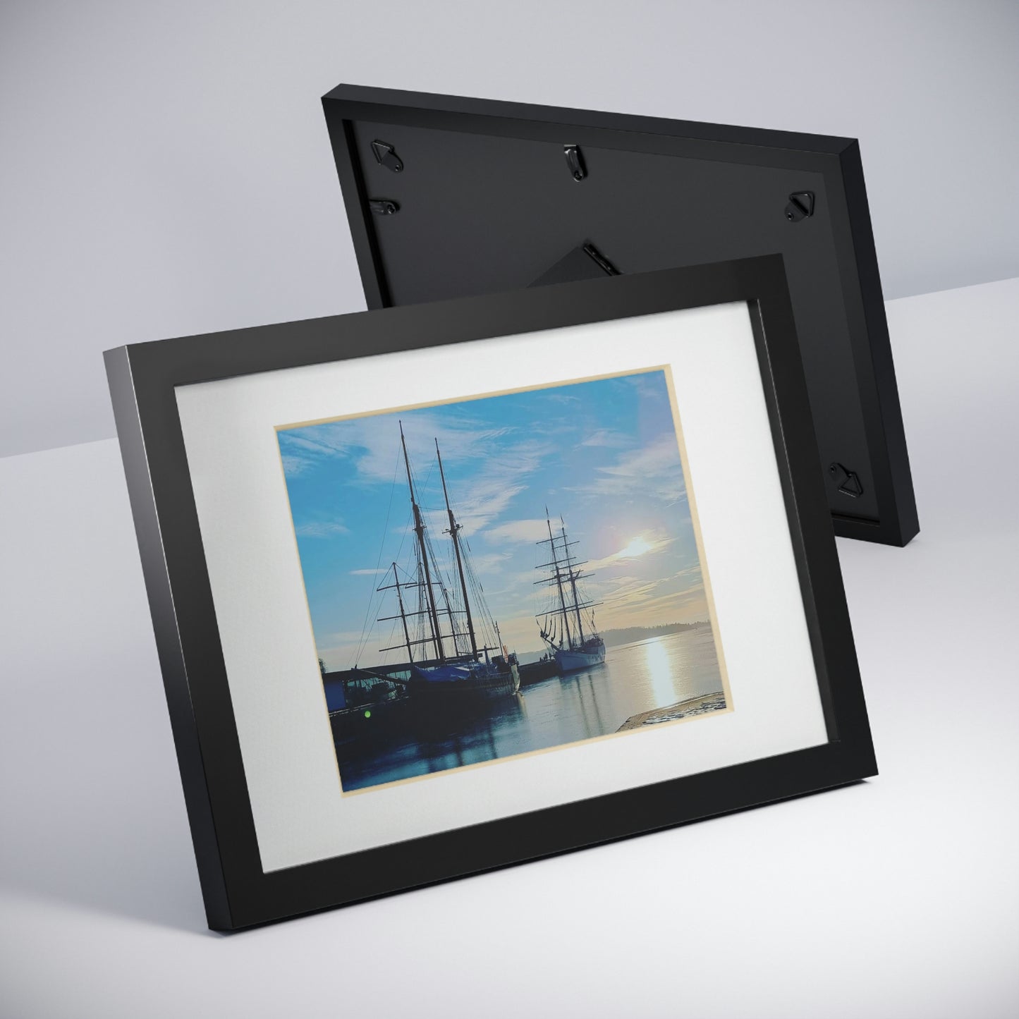 Honnørbrygga | Norway | Framed Posters, Black