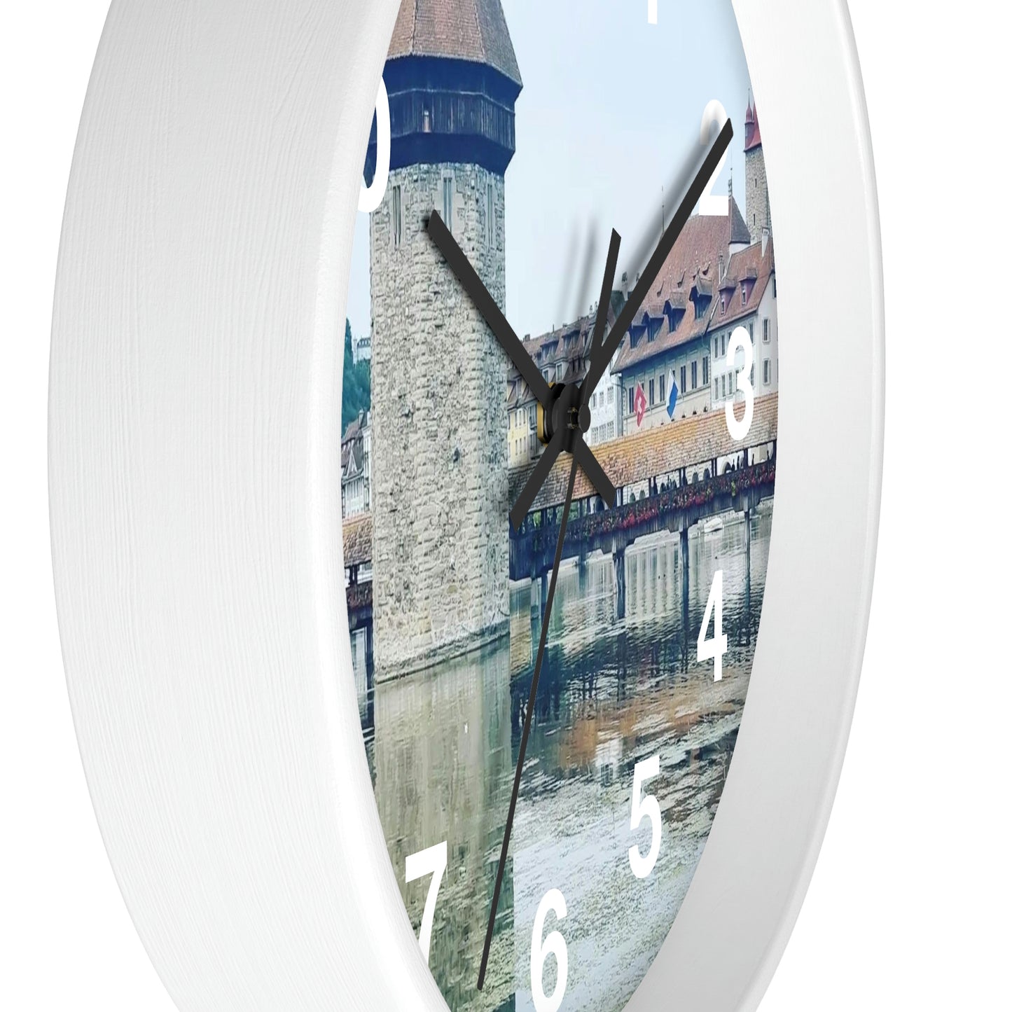 Chapel Bridge | Switzerland | Wall clock
