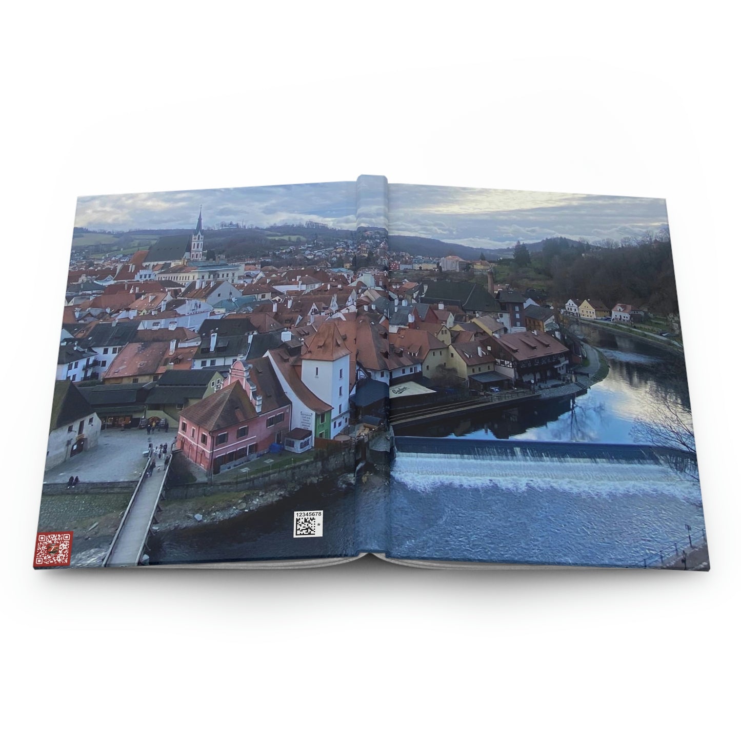 The River of Český Krumlov | Czech Republic | Hardcover Journal Matte