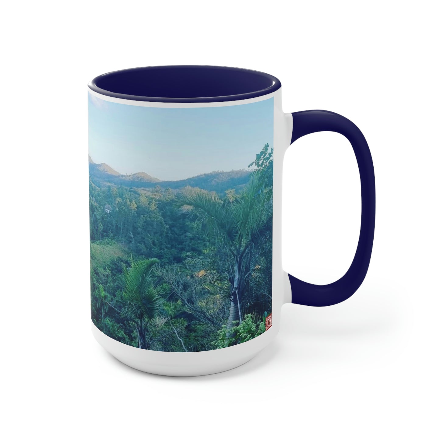 Viñales from above | Cuba | Two-Tone Coffee Mugs, 15oz