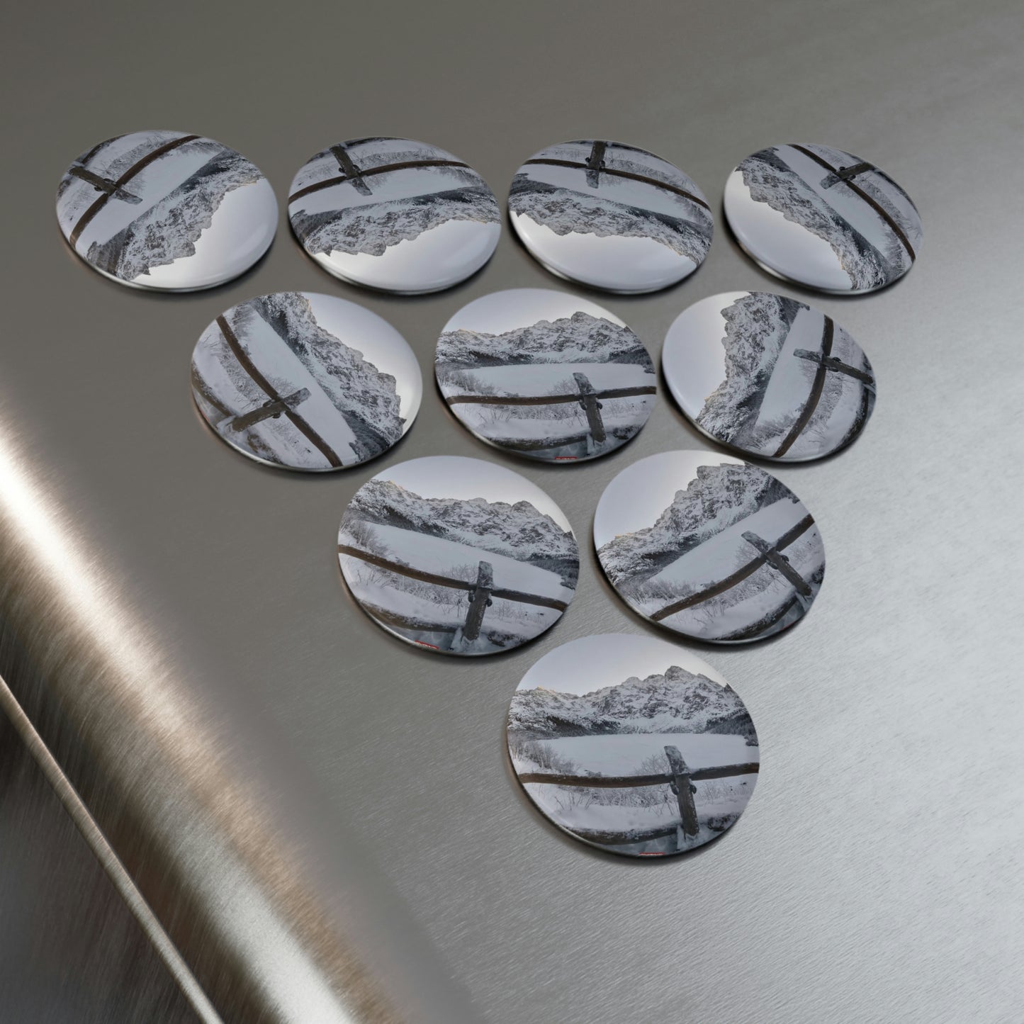 Morskie Oko | Poland | Button Magnet, Round (1 & 10 pcs)